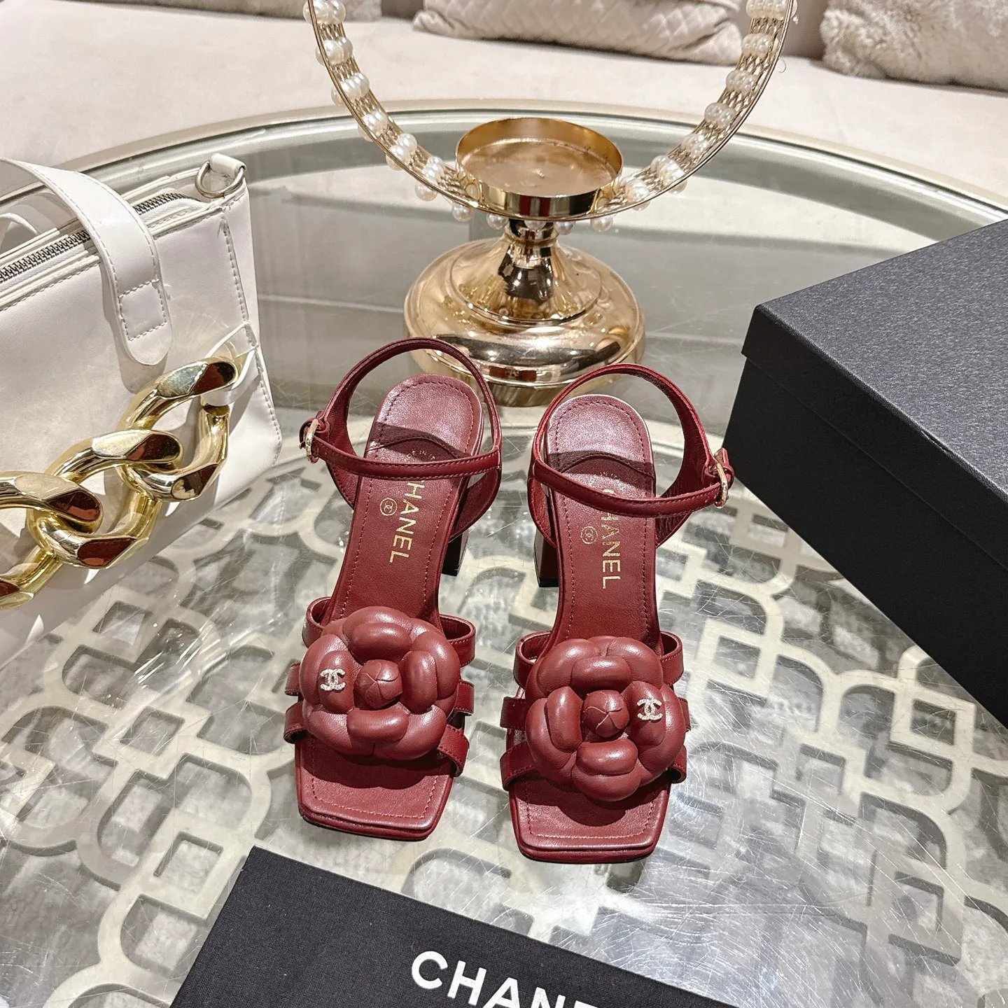 Босоножки Женские Chanel 12714884