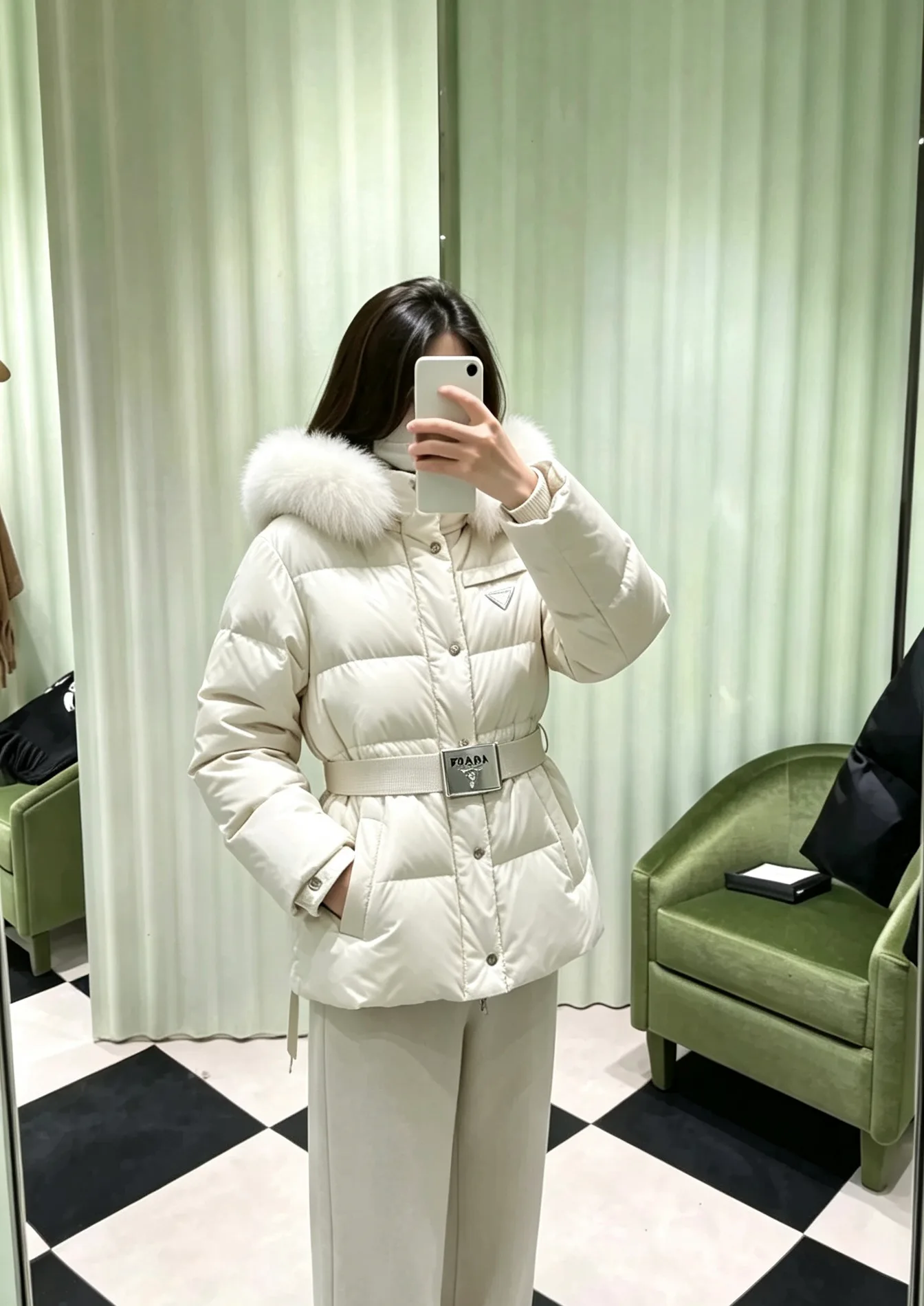 Куртки И Пуховики Женские Prada 18674645