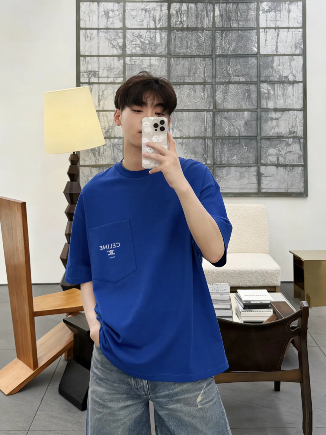 Футболки Мужские Celine 4373130