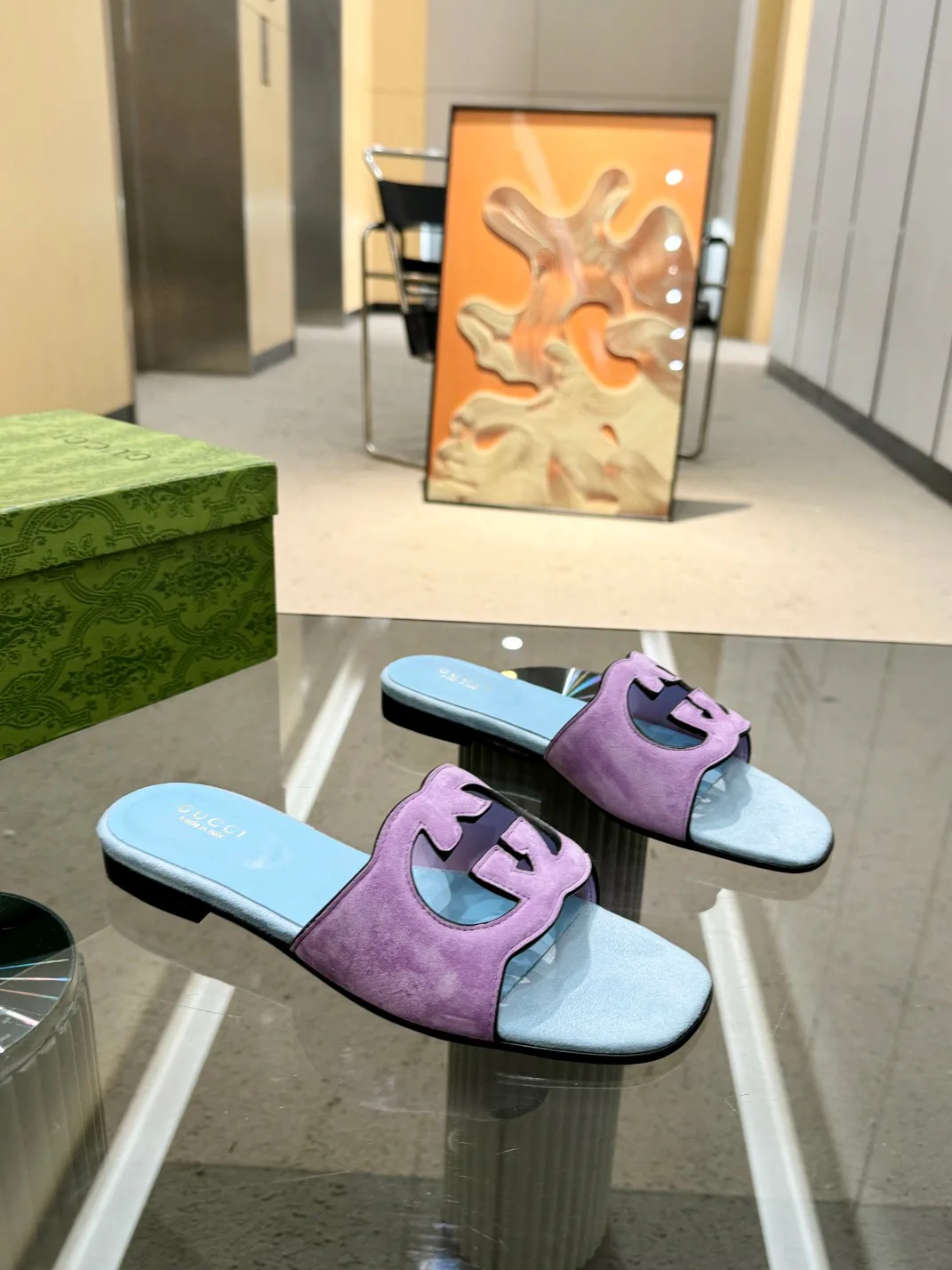 Шлепанцы Женские Gucci 11890967