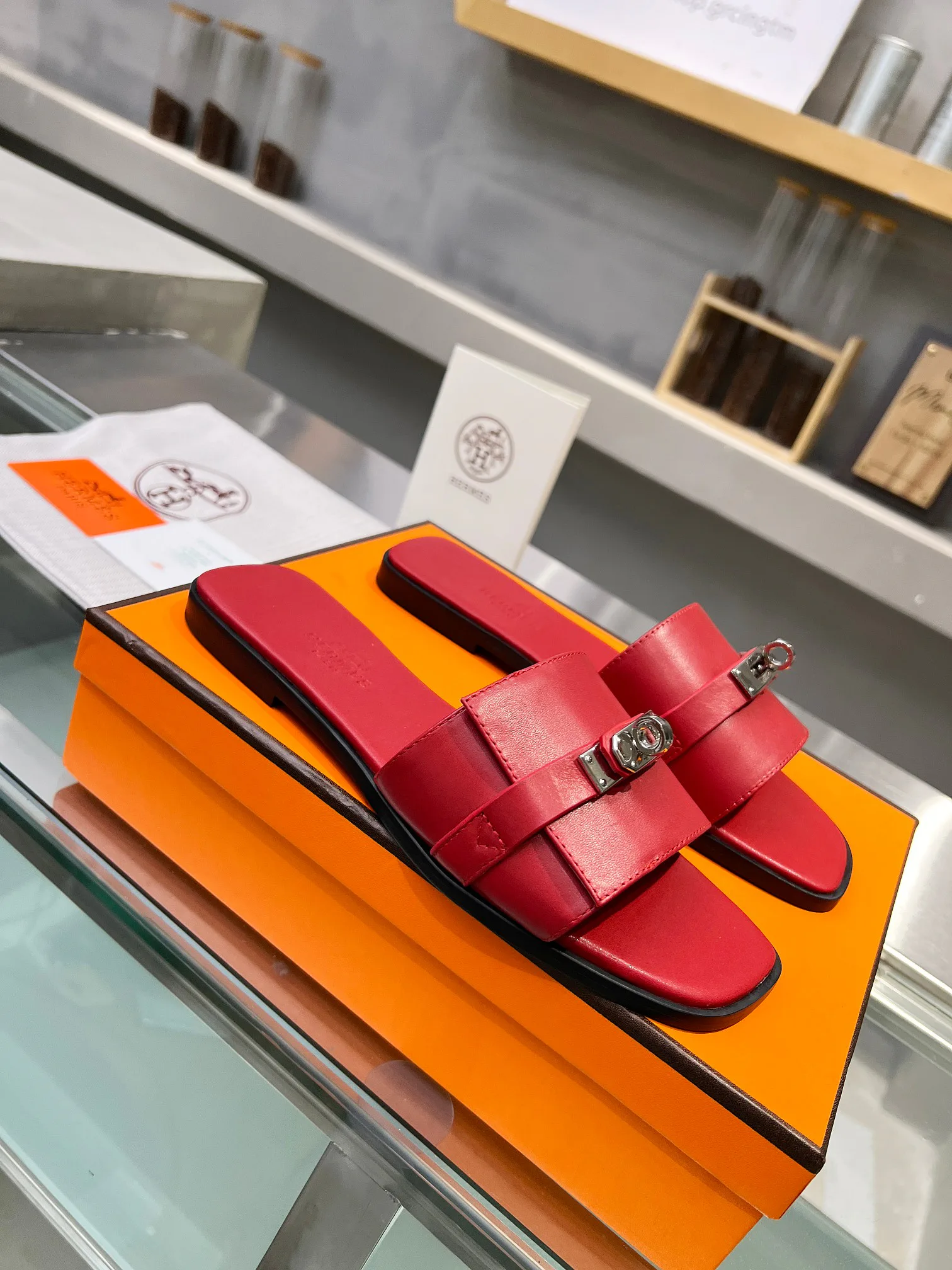 Шлепанцы Женские Hermes 11362064