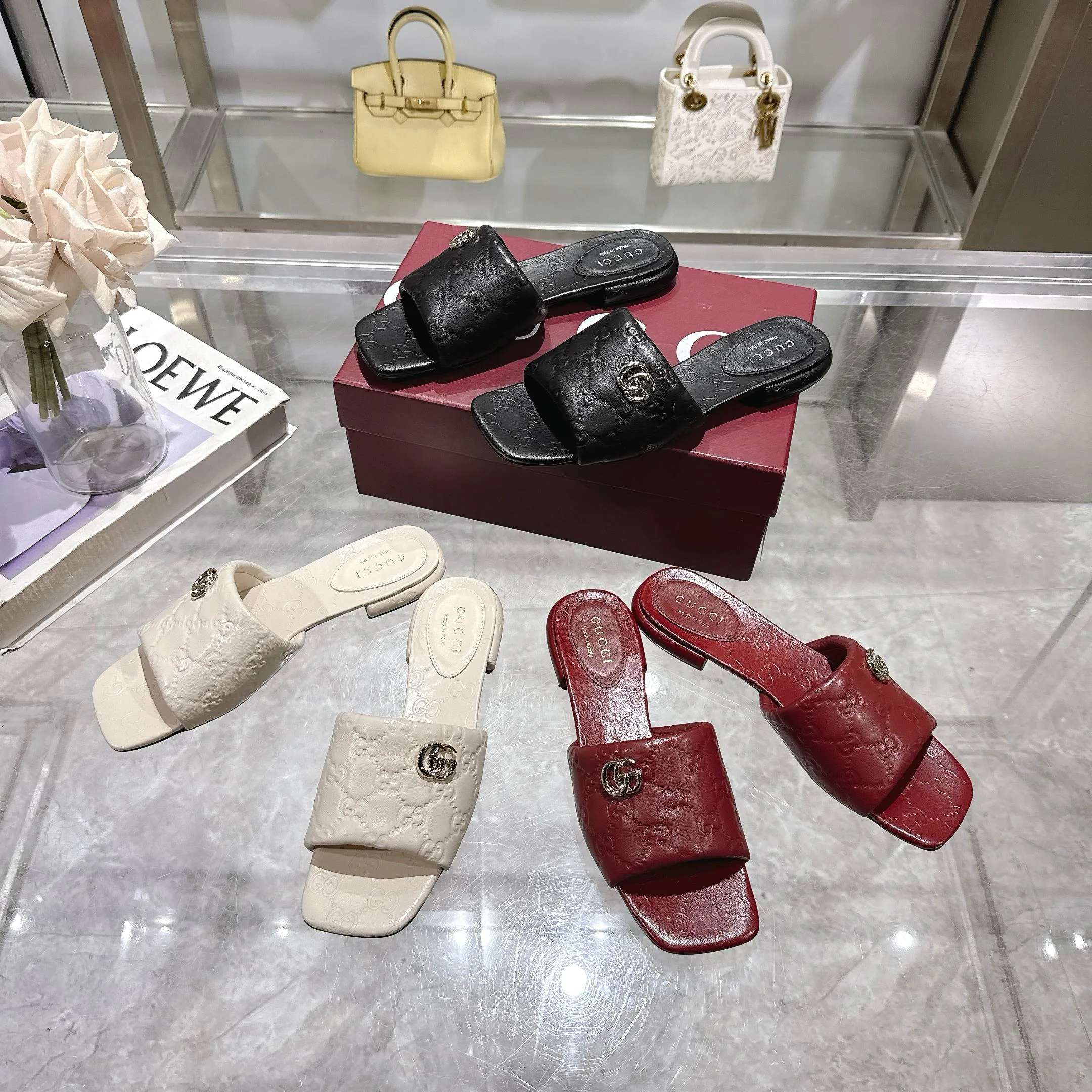 Шлепанцы Женские Gucci 32166