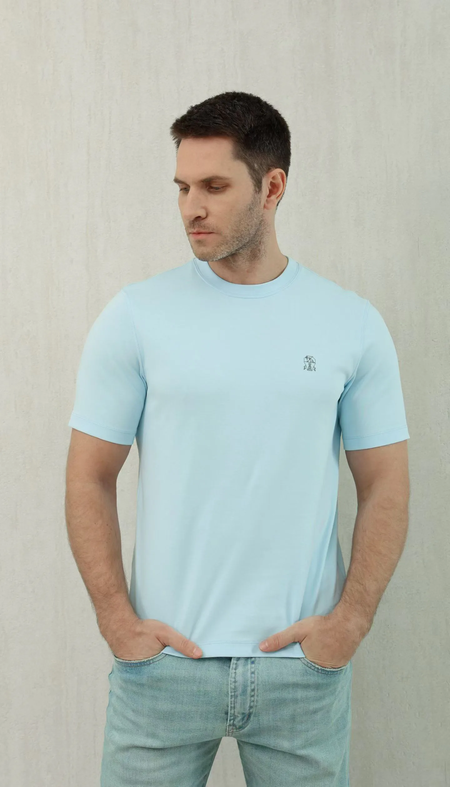 Футболки Мужские Brunello Cucinelli 10650969