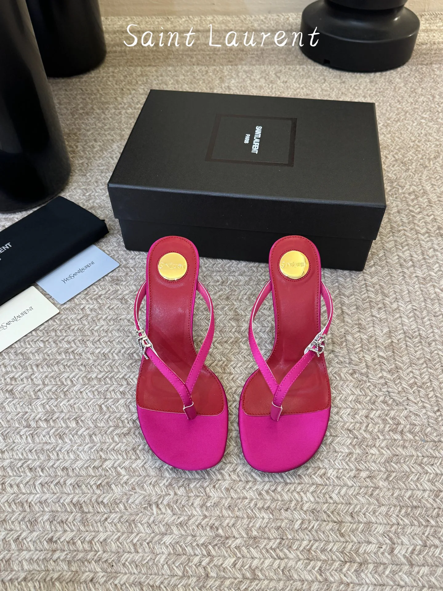 Босоножки Женские Saint Laurent 13077804