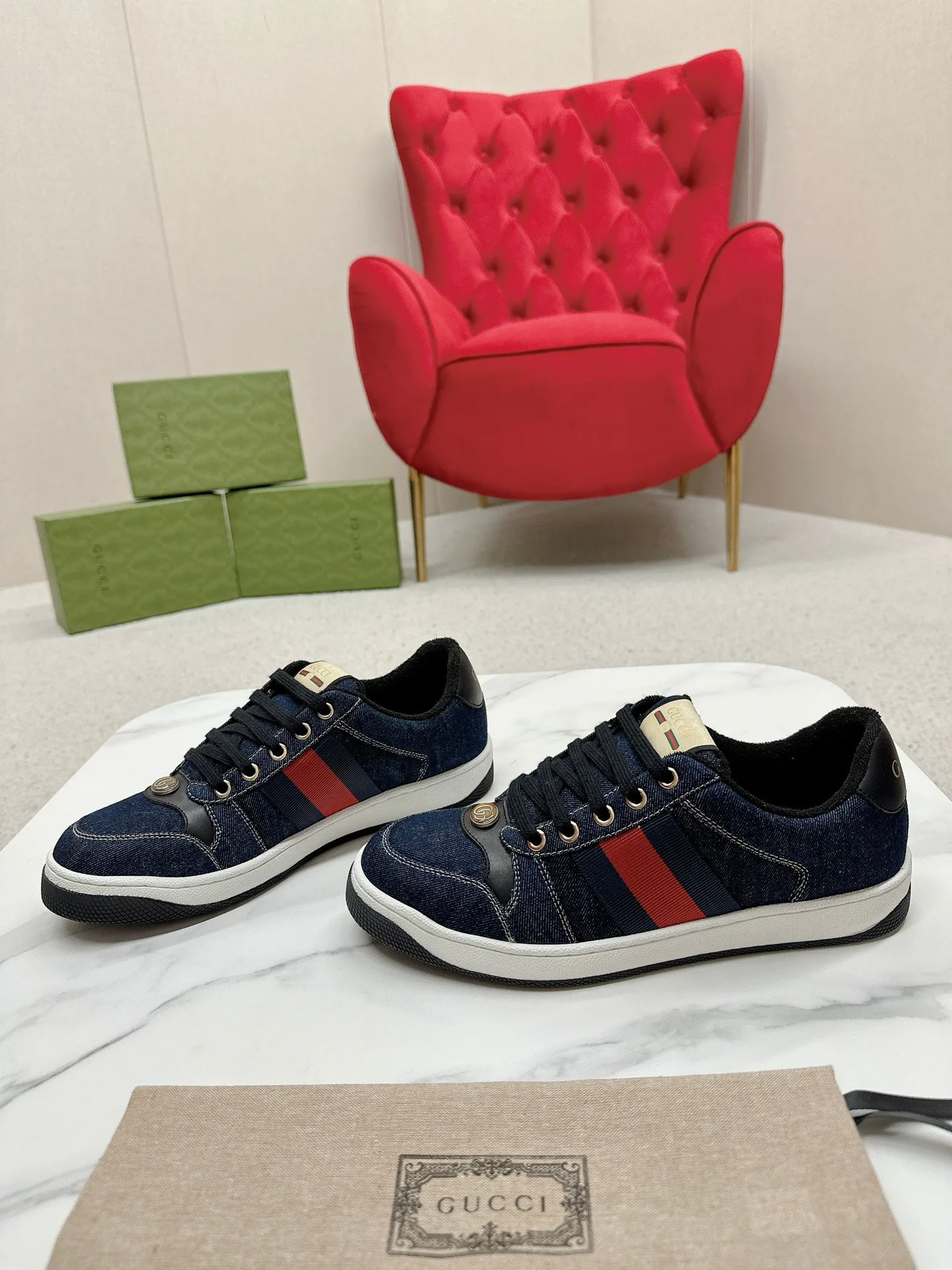 Кеды Женские Gucci 4784240