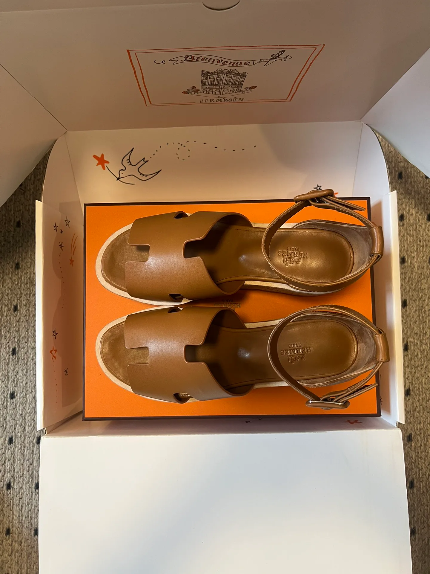 Босоножки Женские Hermes 10209640