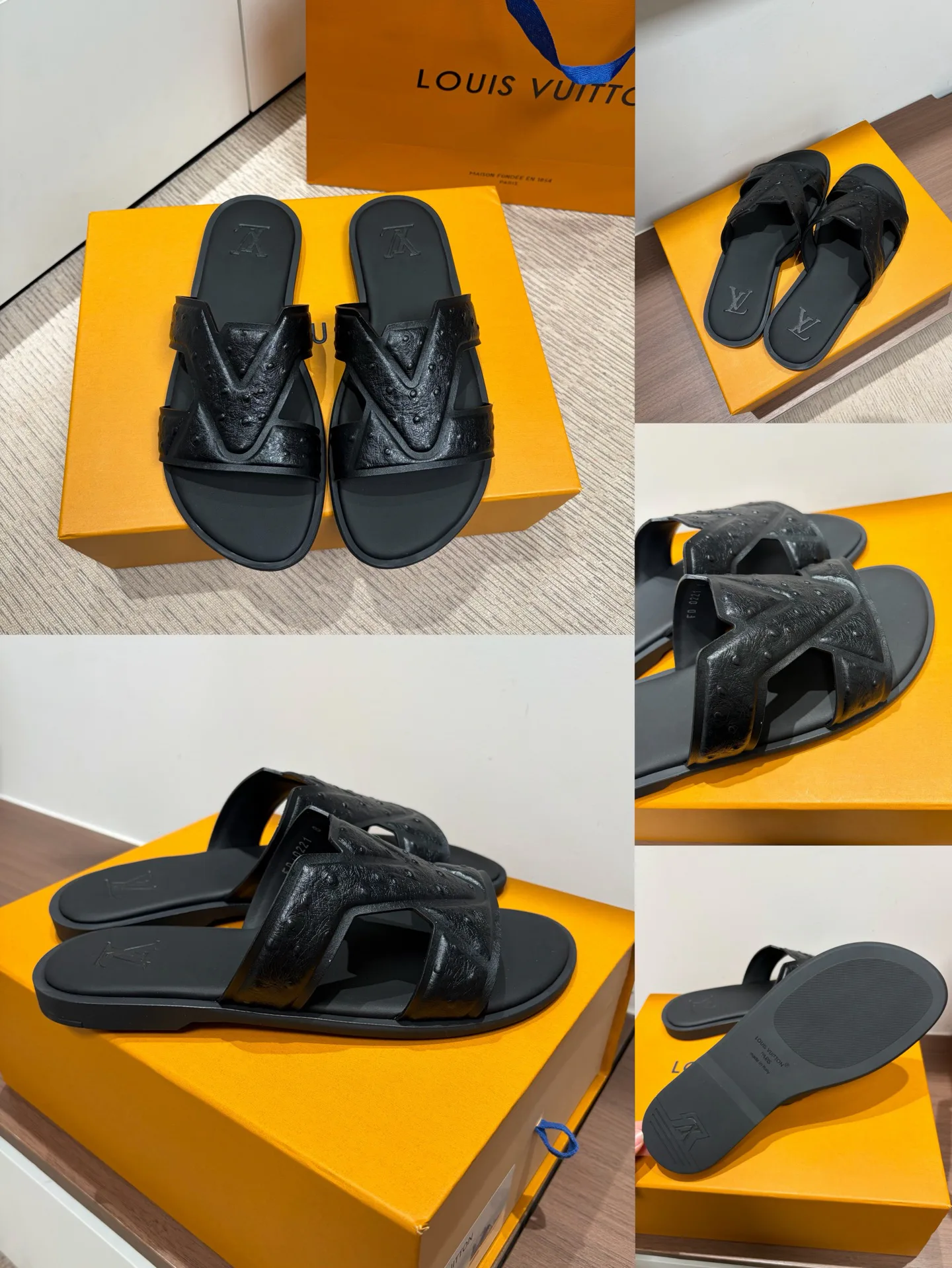 Шлепанцы Мужские Louis Vuitton 12826635