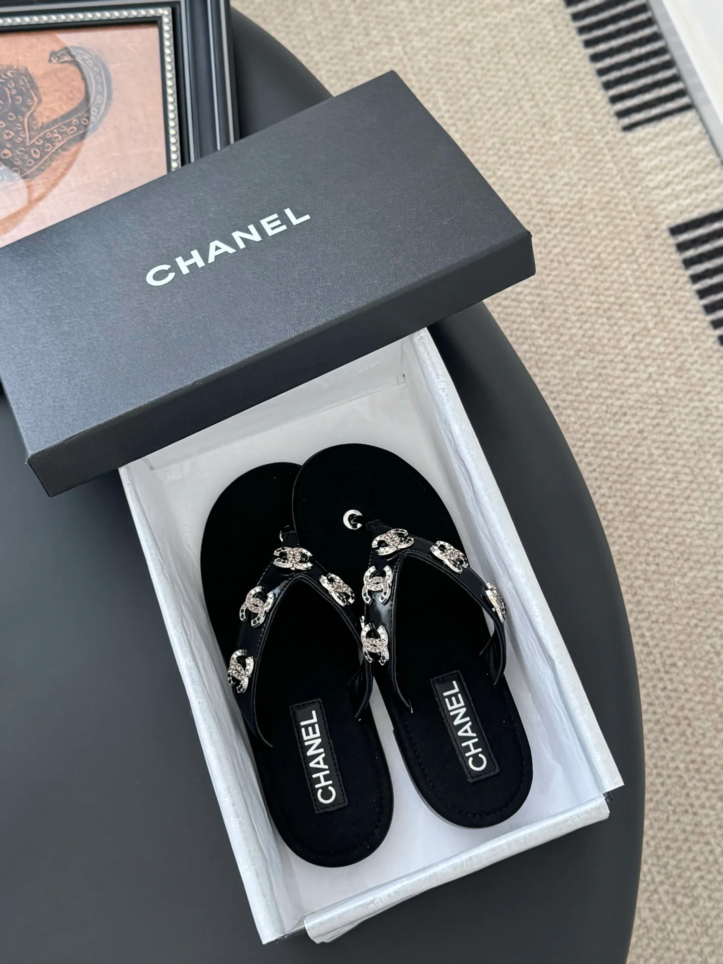 Шлепанцы Женские Chanel 1818718