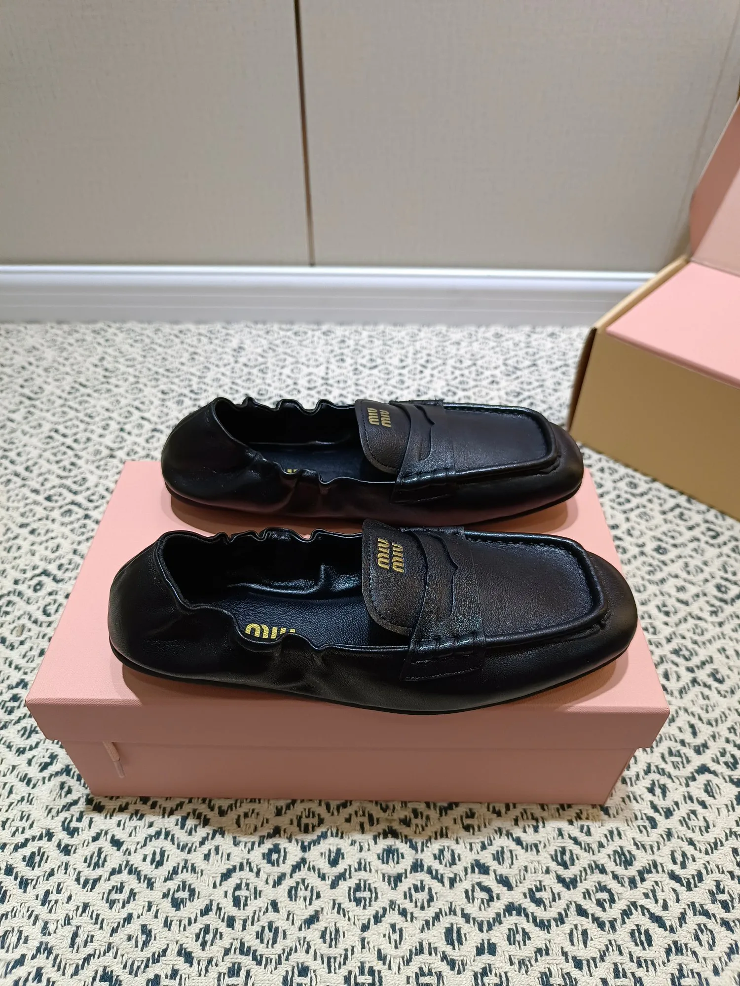 Мокасины Женские Miu Miu 393068