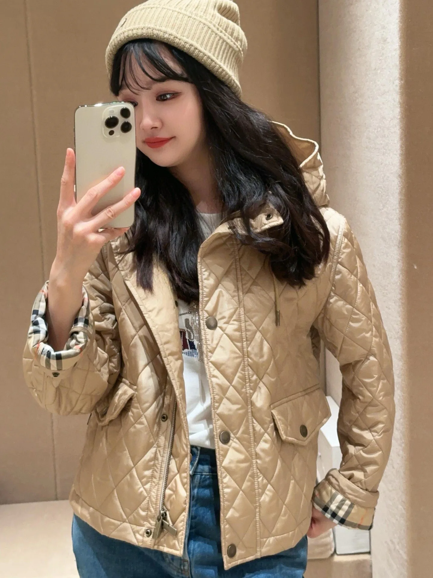 Куртки И Пуховики Женские Burberry 252711