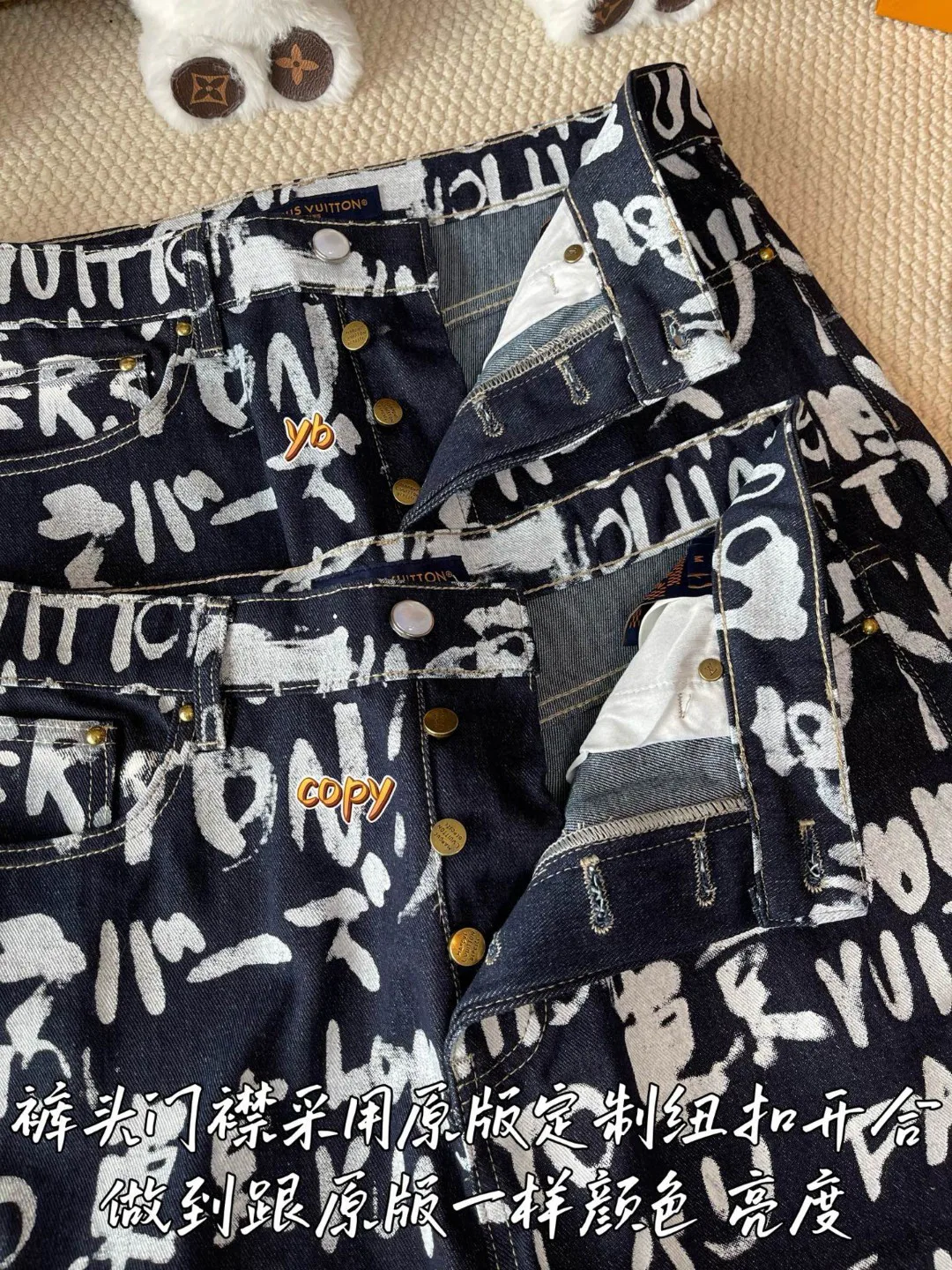 Джинсы Мужские Louis Vuitton 1566566