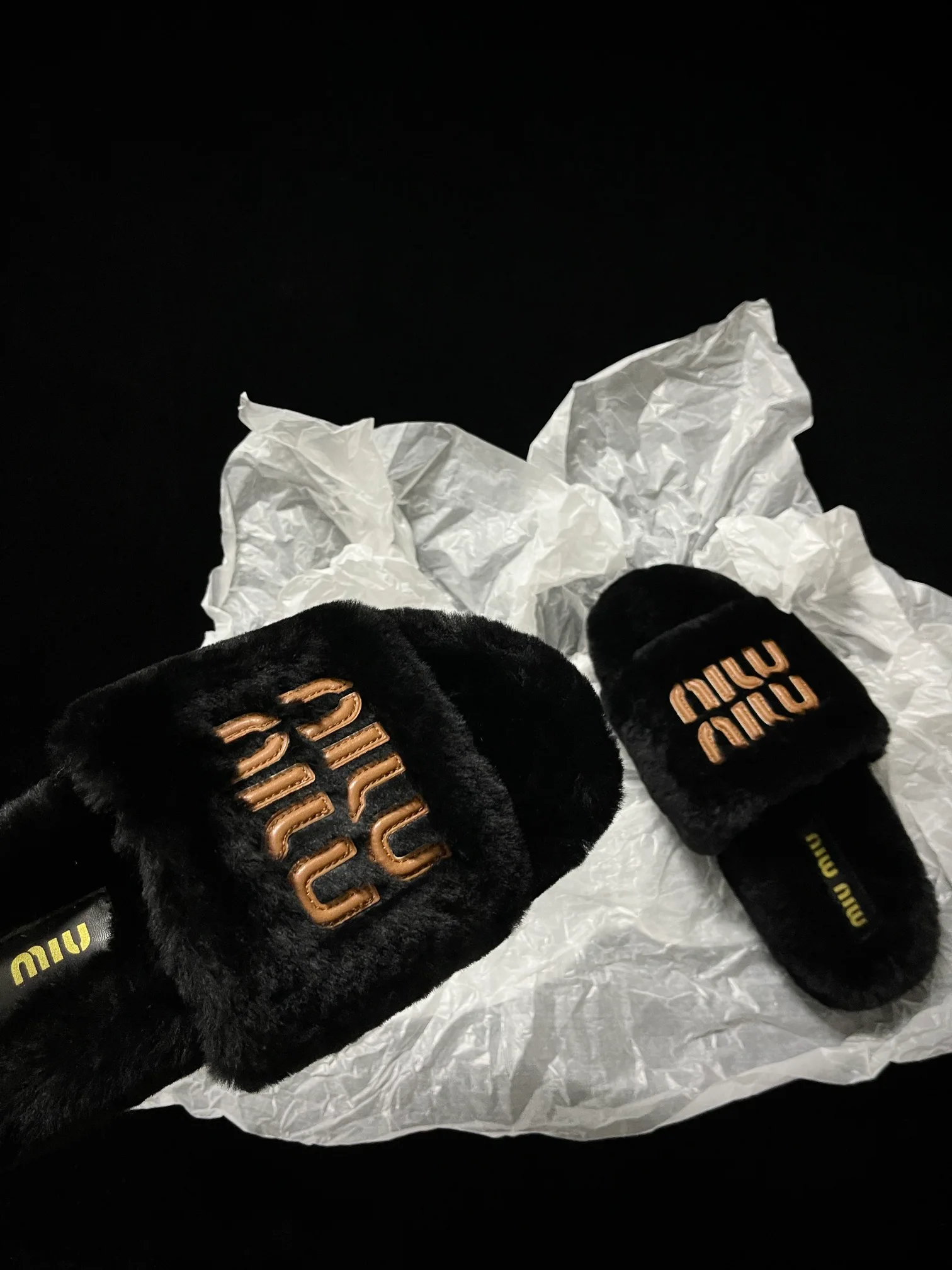 Тапочки Женские Miu Miu 189630