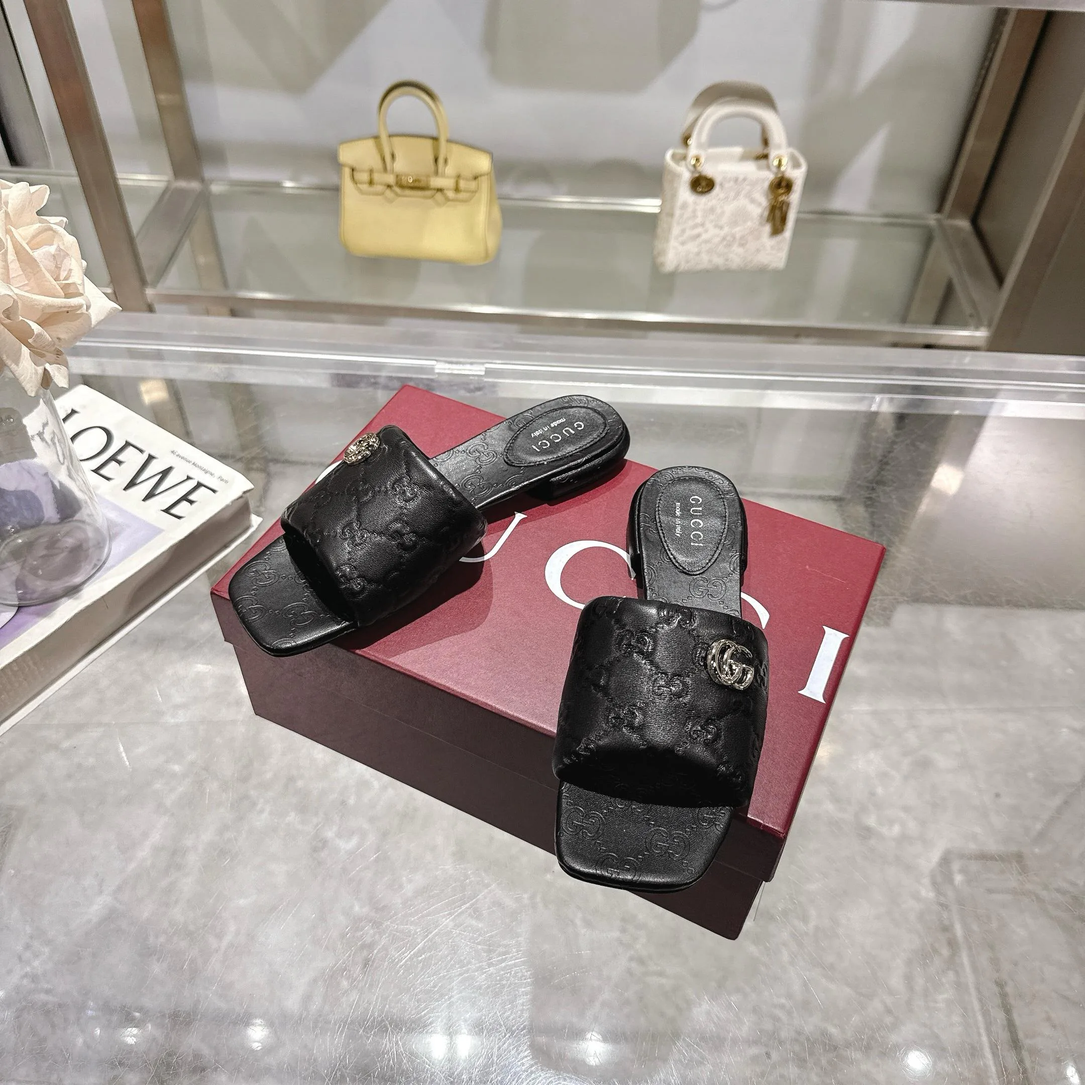 Шлепанцы Женские Gucci 32166