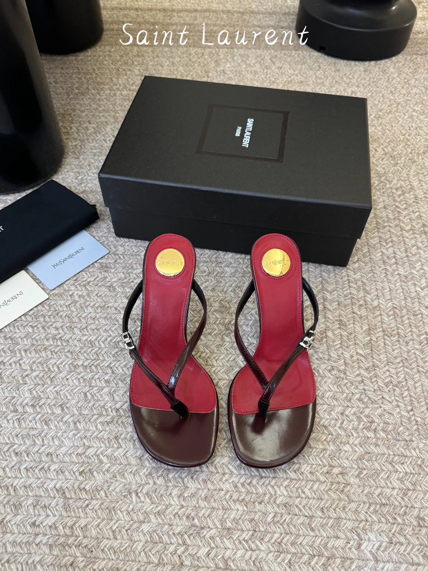 Босоножки Женские Saint Laurent 13182194