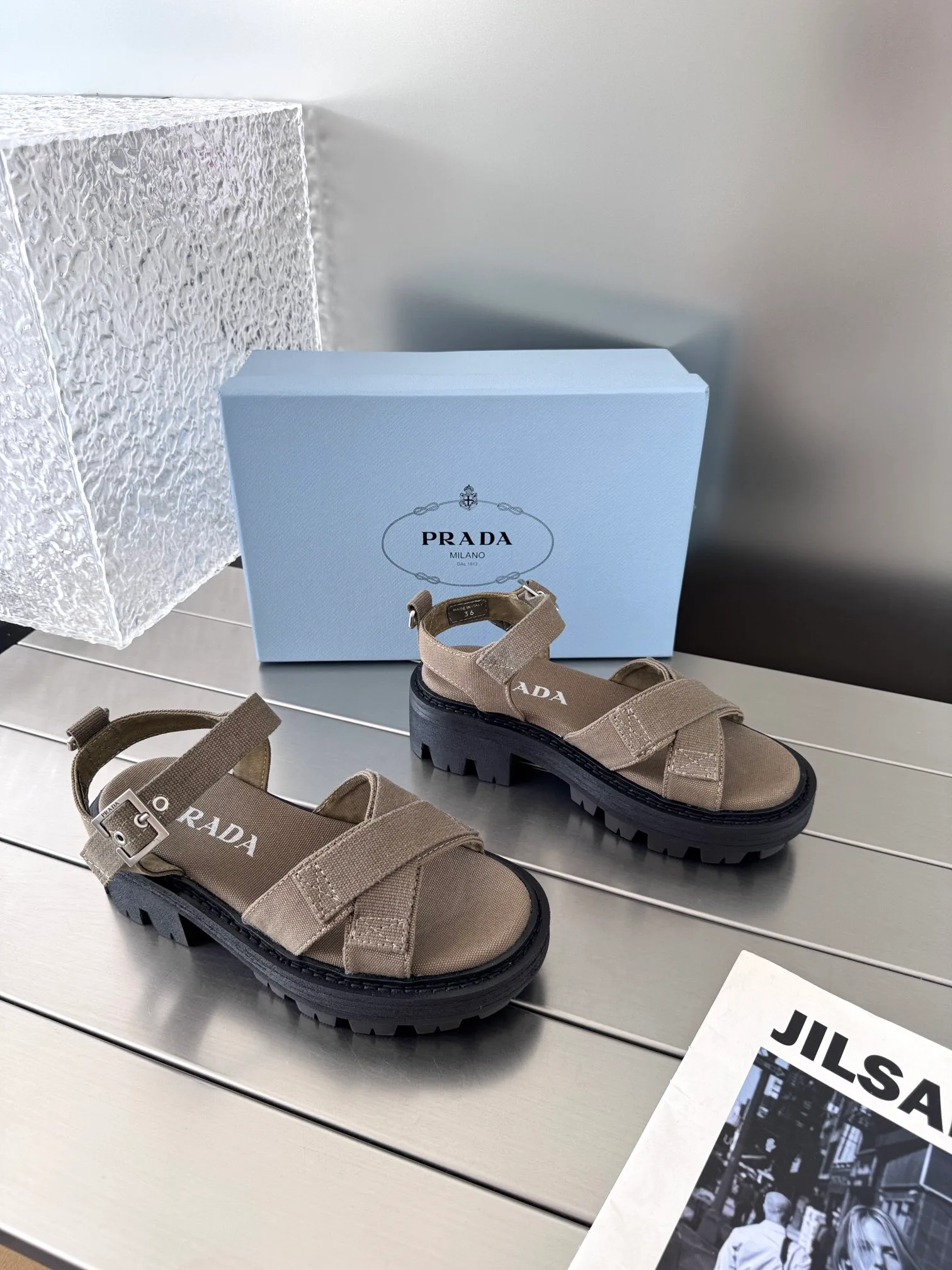 Сандалии Женские Prada 12245196