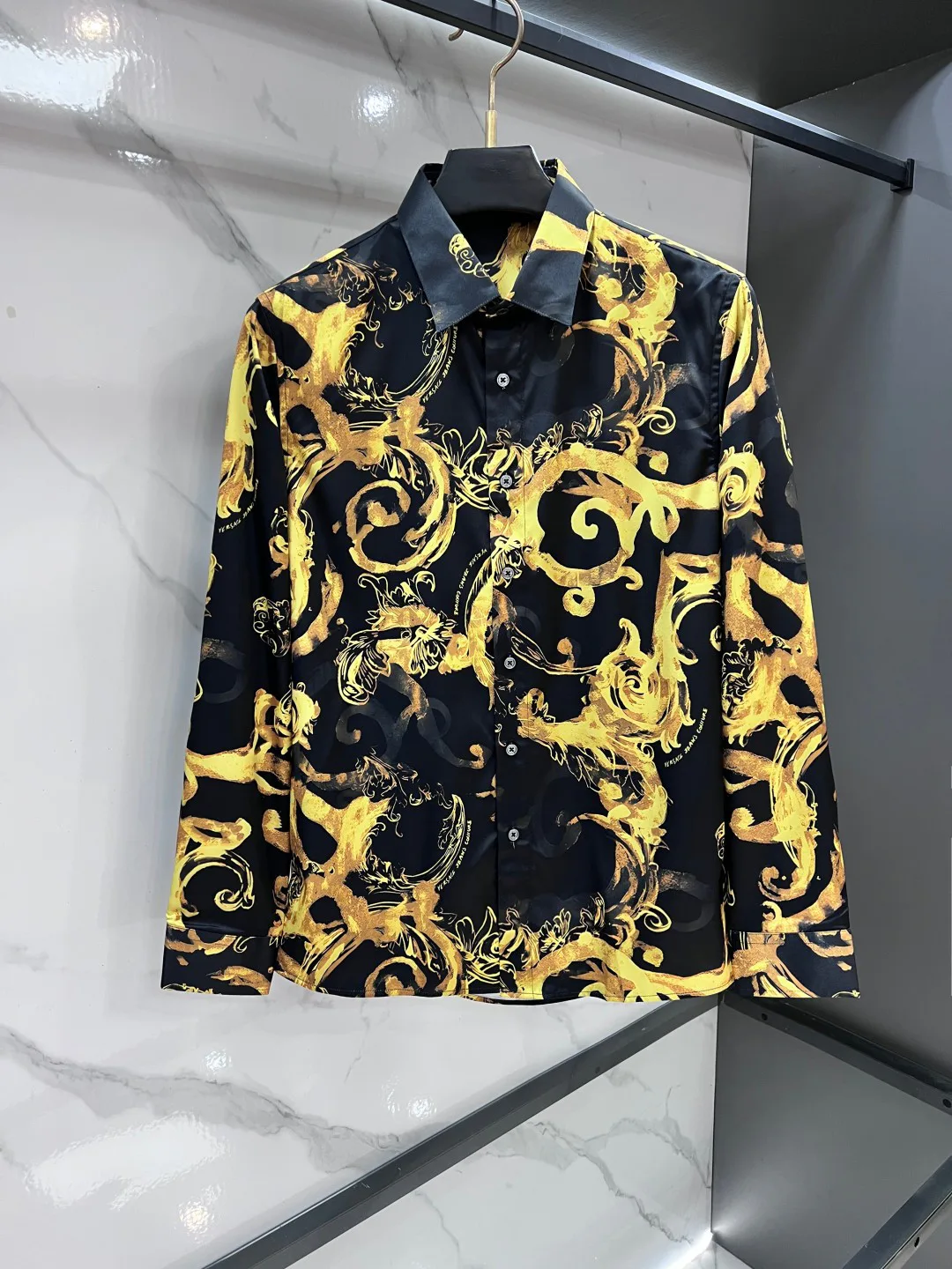 Рубашки Мужские Versace 18706478