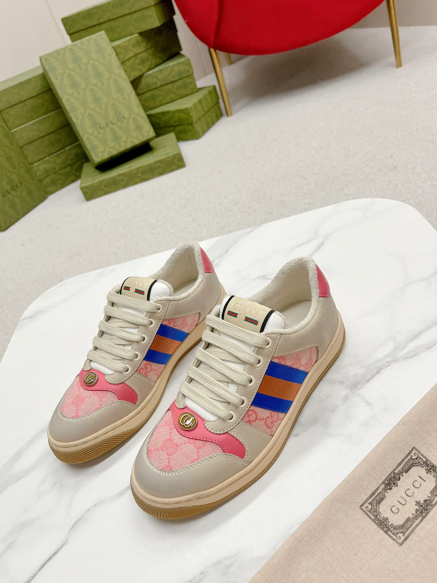 Кроссовки Женские Gucci 4784268