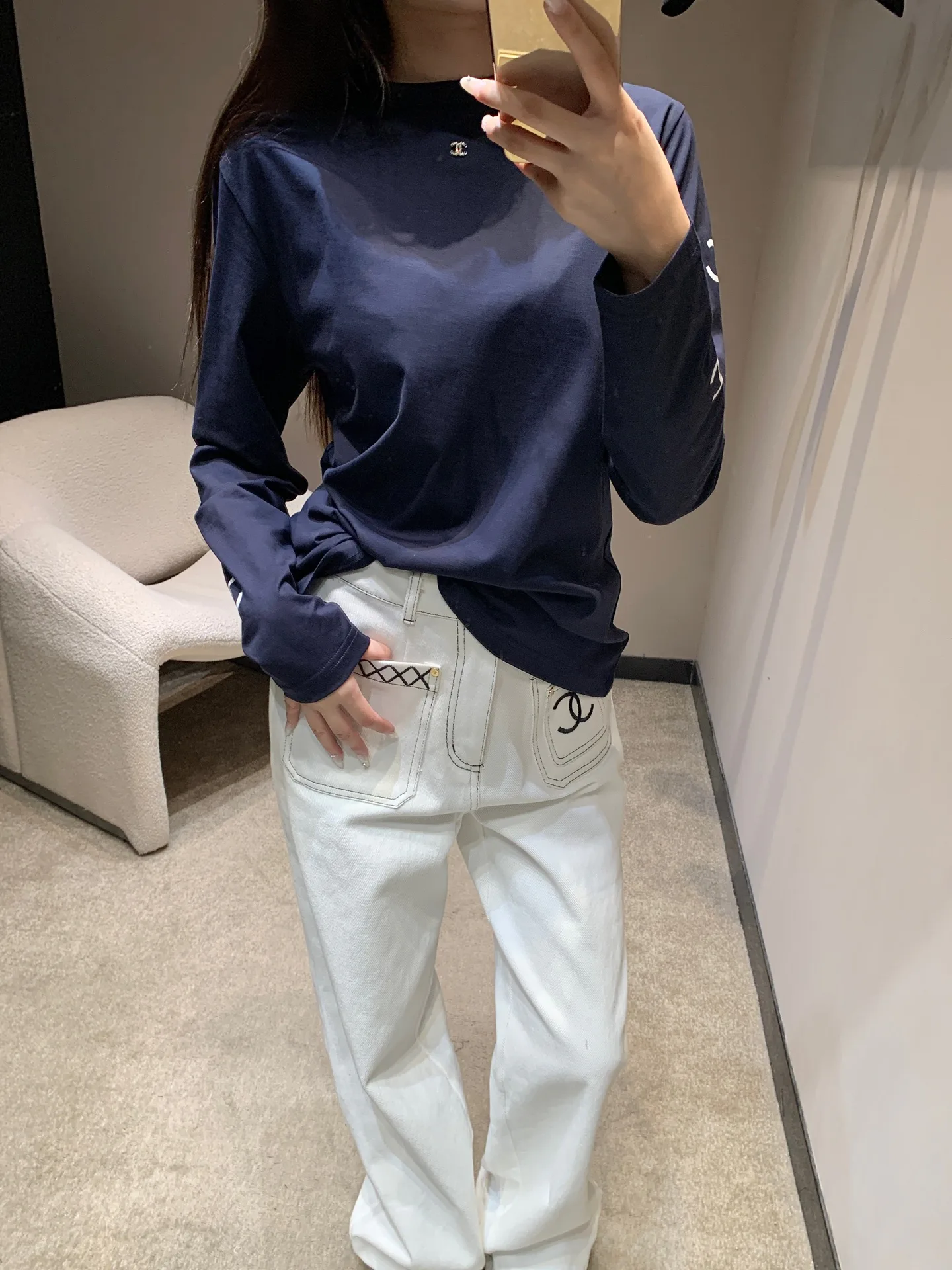 Лонгсливы Женские Chanel 628834