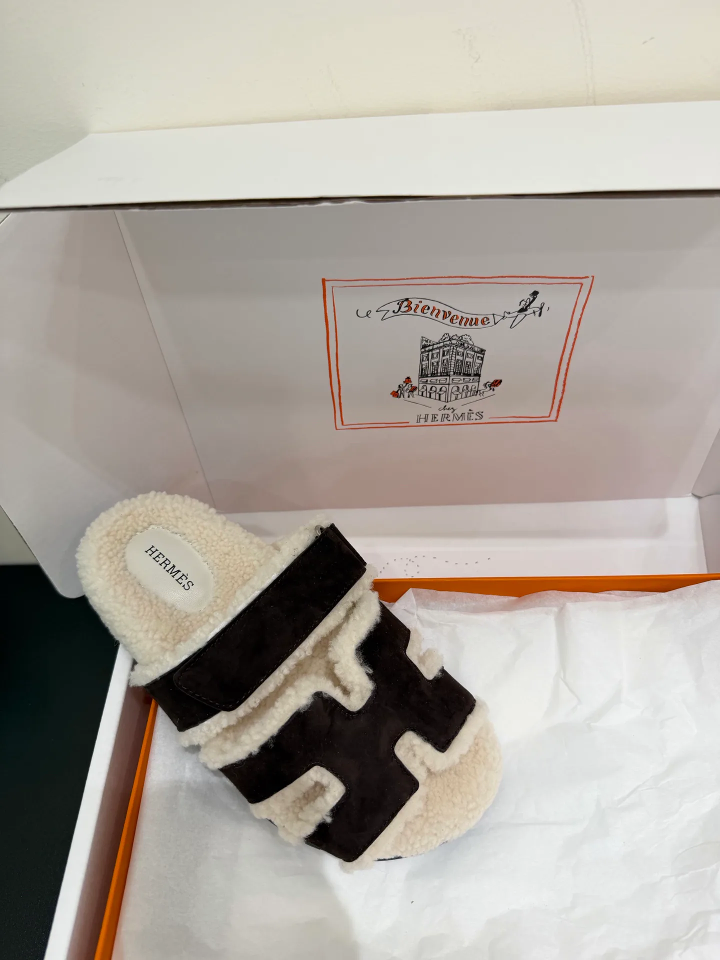 Тапочки Женские Hermes 17956528