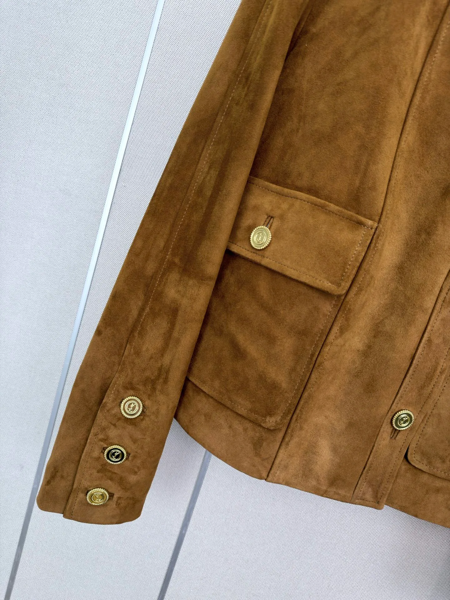 Кожаные Куртки И Дублёнки Женские Saint Laurent 18172981