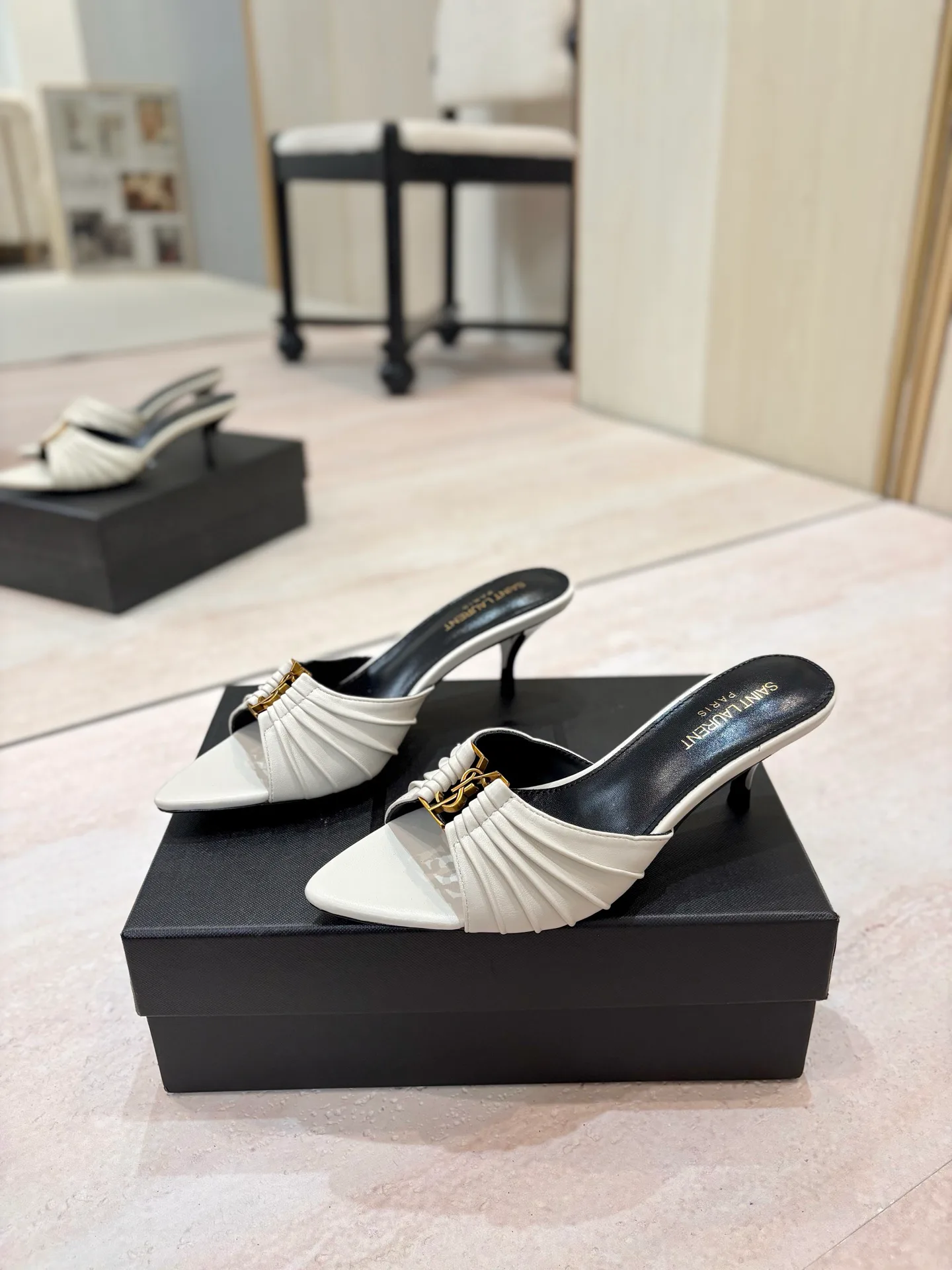 Мюли И Сабо Женские Saint Laurent 17476034