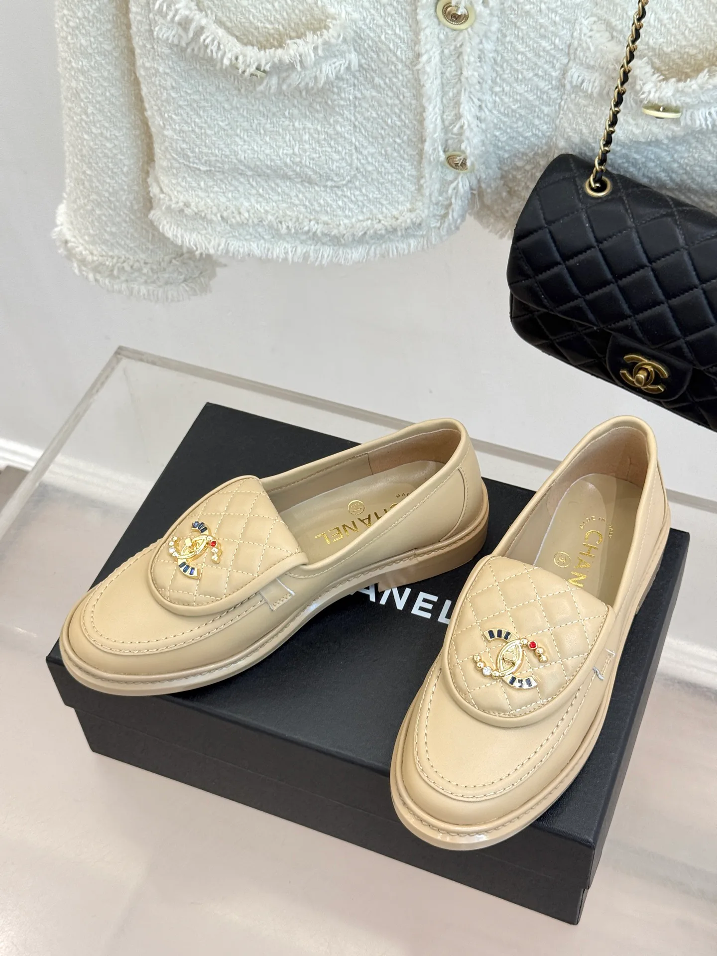 Лоферы И Мокасины Женские Chanel 17336064