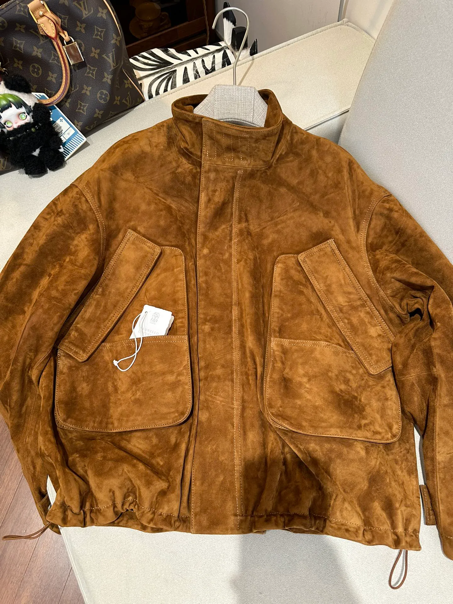 Кожаные Куртки И Дублёнки Женские Brunello Cucinelli 13910610