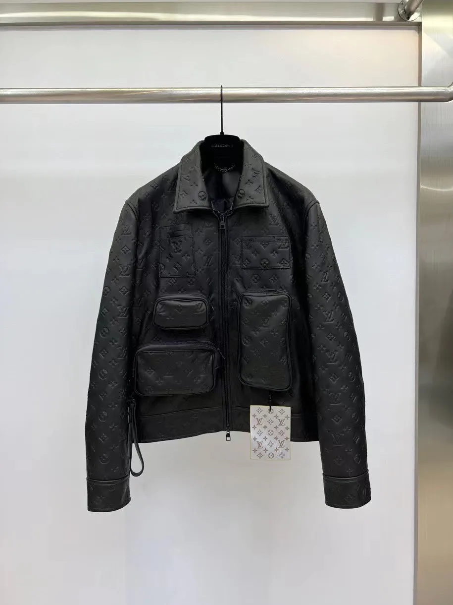 Кожаные Куртки И Дублёнки Мужские Louis Vuitton 10088567
