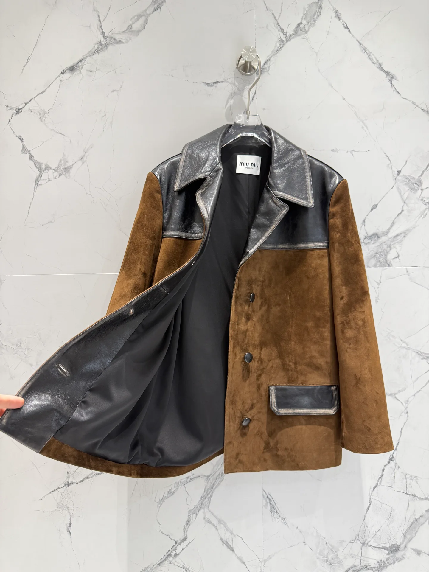 Кожаные Куртки И Дублёнки Женские Miu Miu 12956981