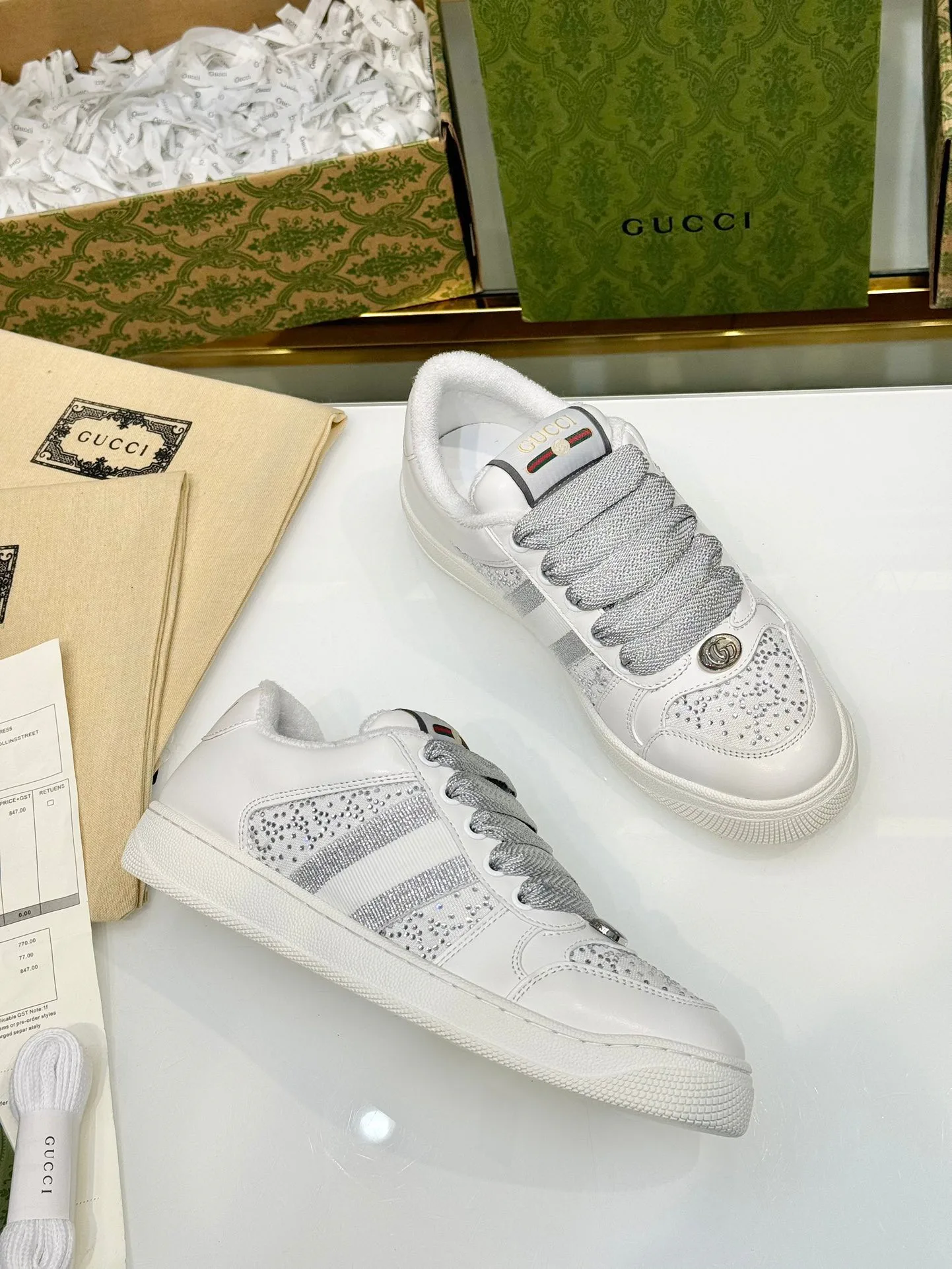 Кроссовки Женские Gucci 17620500