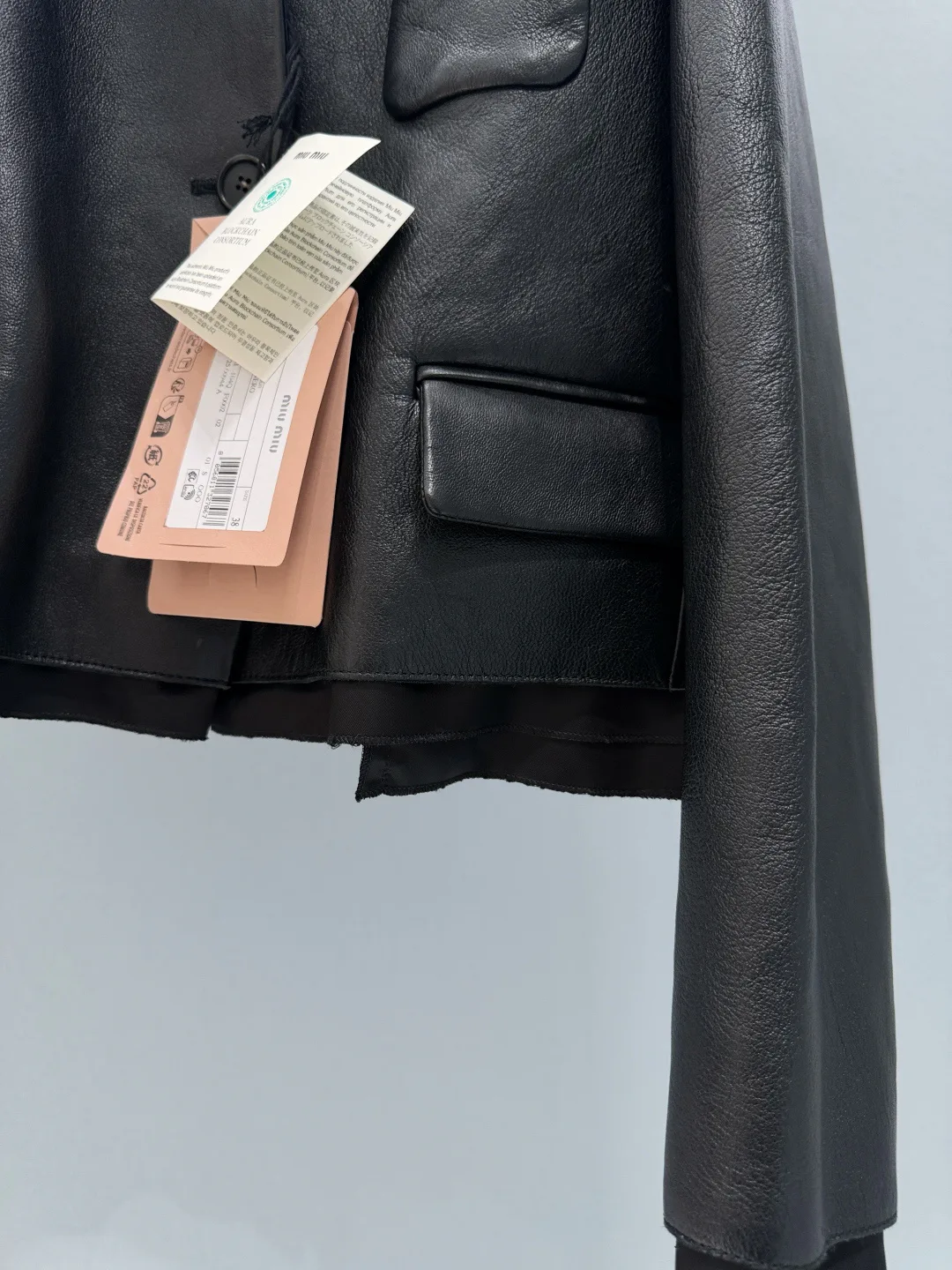 Кожаные Куртки И Дублёнки Женские Miu Miu 5308458