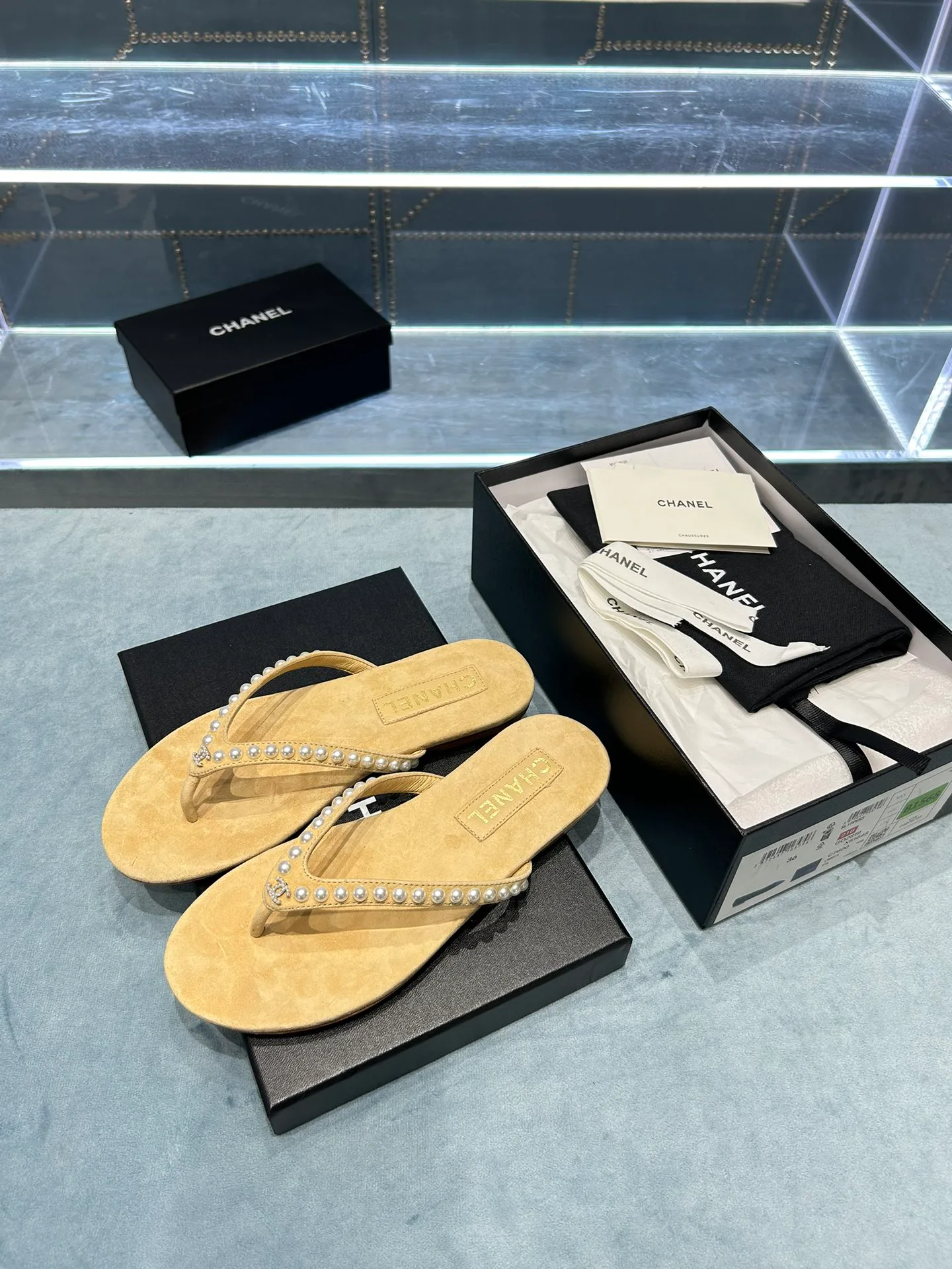 Шлепанцы Женские Chanel 18955