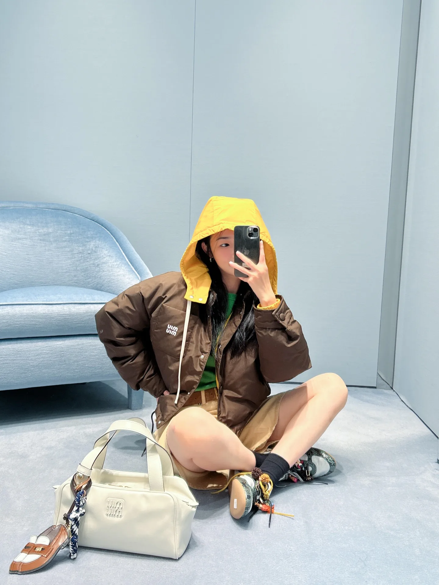 Куртки И Пуховики Женские Miu Miu 794212