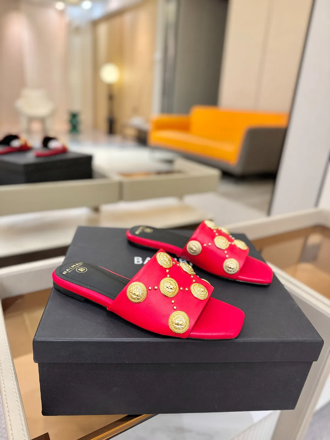 Шлепанцы Женские Balmain 841029