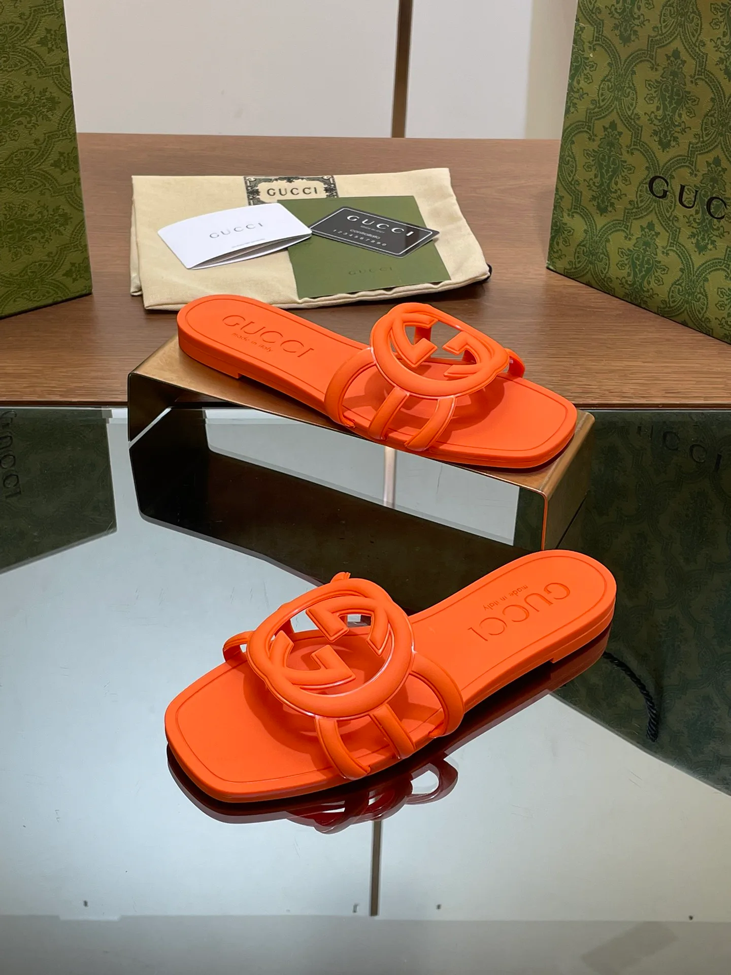 Шлепанцы Женские Gucci 15268