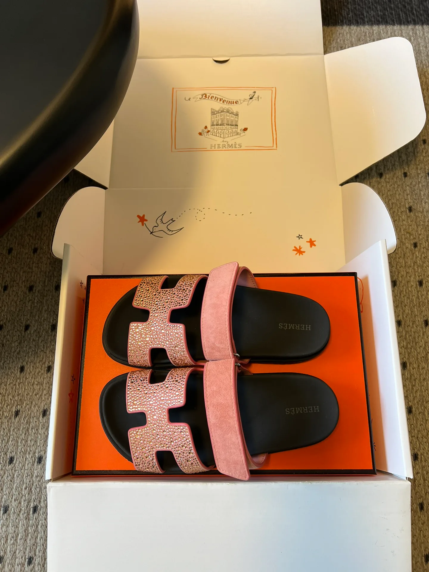 Шлепанцы Женские Hermes 12777664