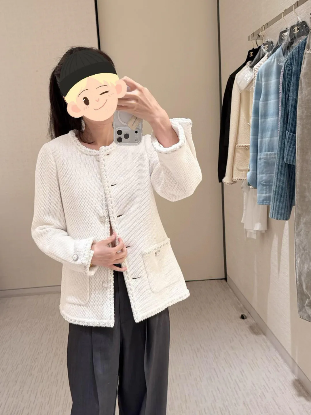 Куртки И Пуховики Женские Chanel 1286966