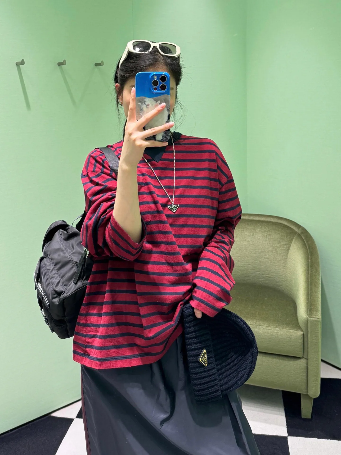 Лонгсливы Женские Prada 1886721