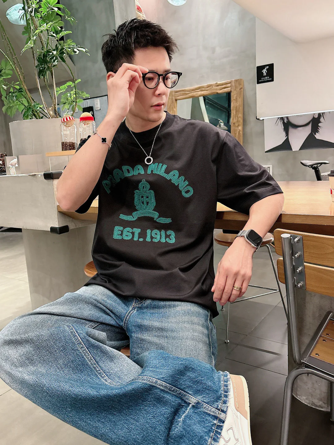 Футболки Мужские Prada 9465278