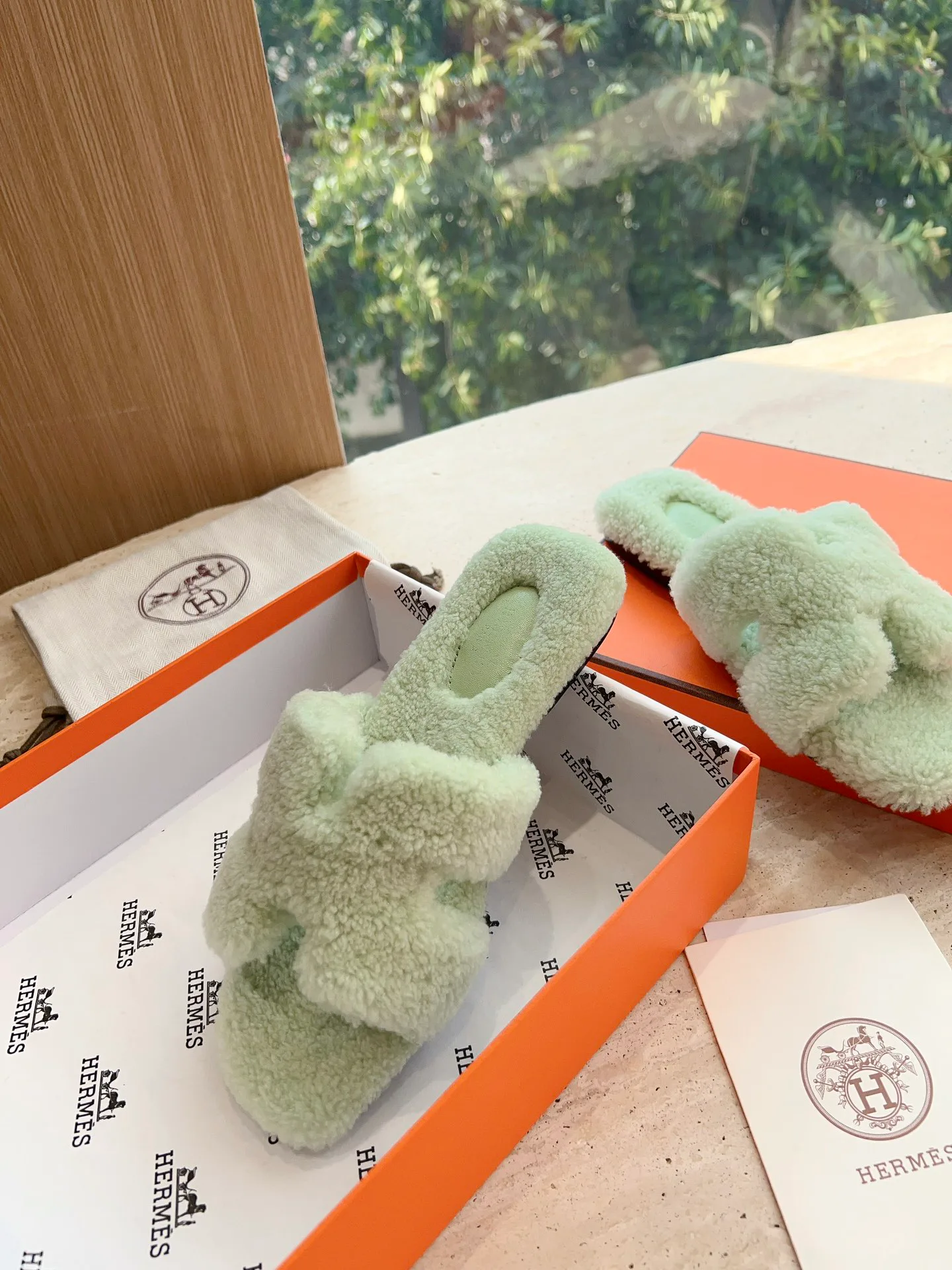 Тапочки Женские Hermes 18053294