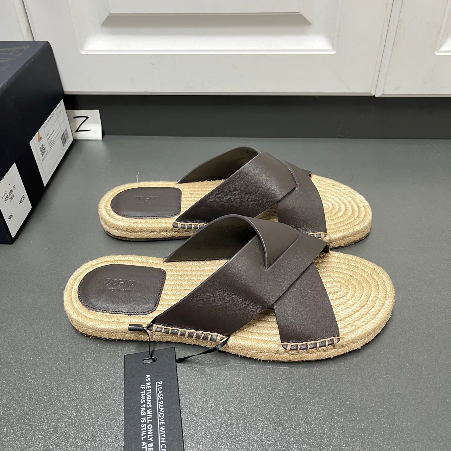 Тапочки Мужские Zegna 14693249
