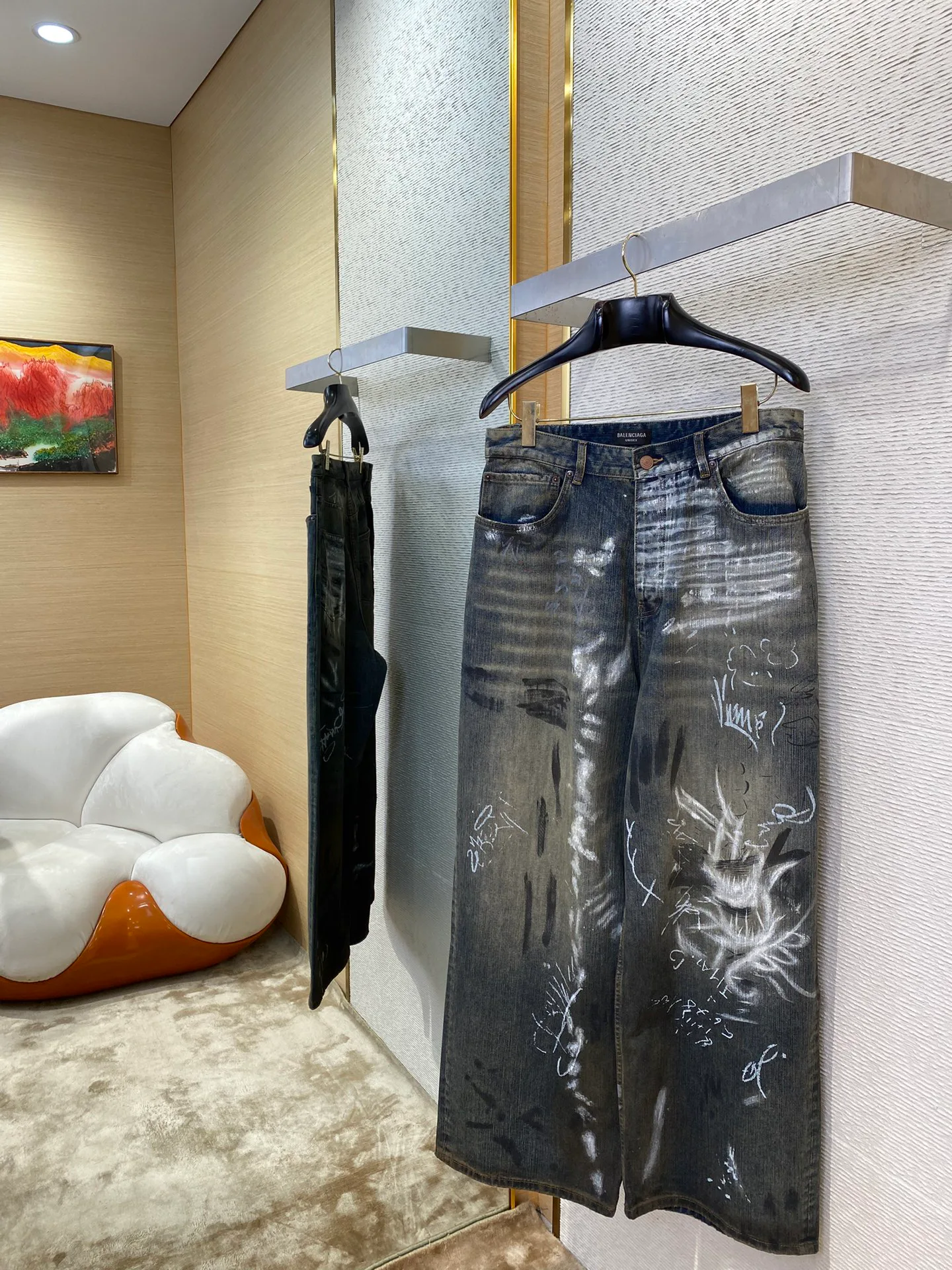 Джинсы Мужские Balenciaga 658715