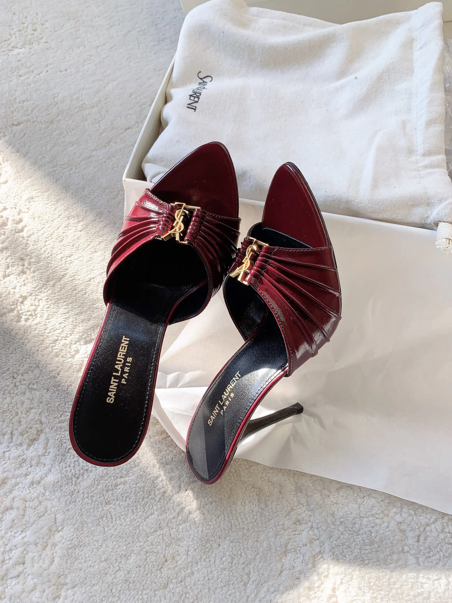 Босоножки Женские Saint Laurent 11923823