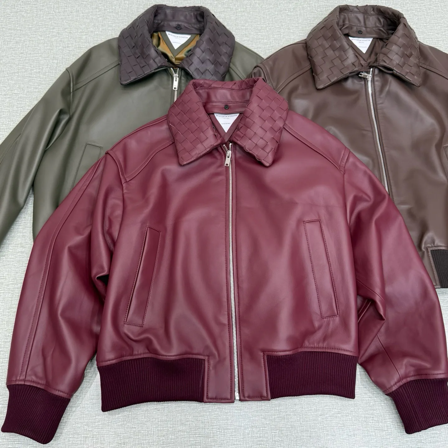Кожаные Куртки И Дублёнки Женские Bottega Veneta 17322205