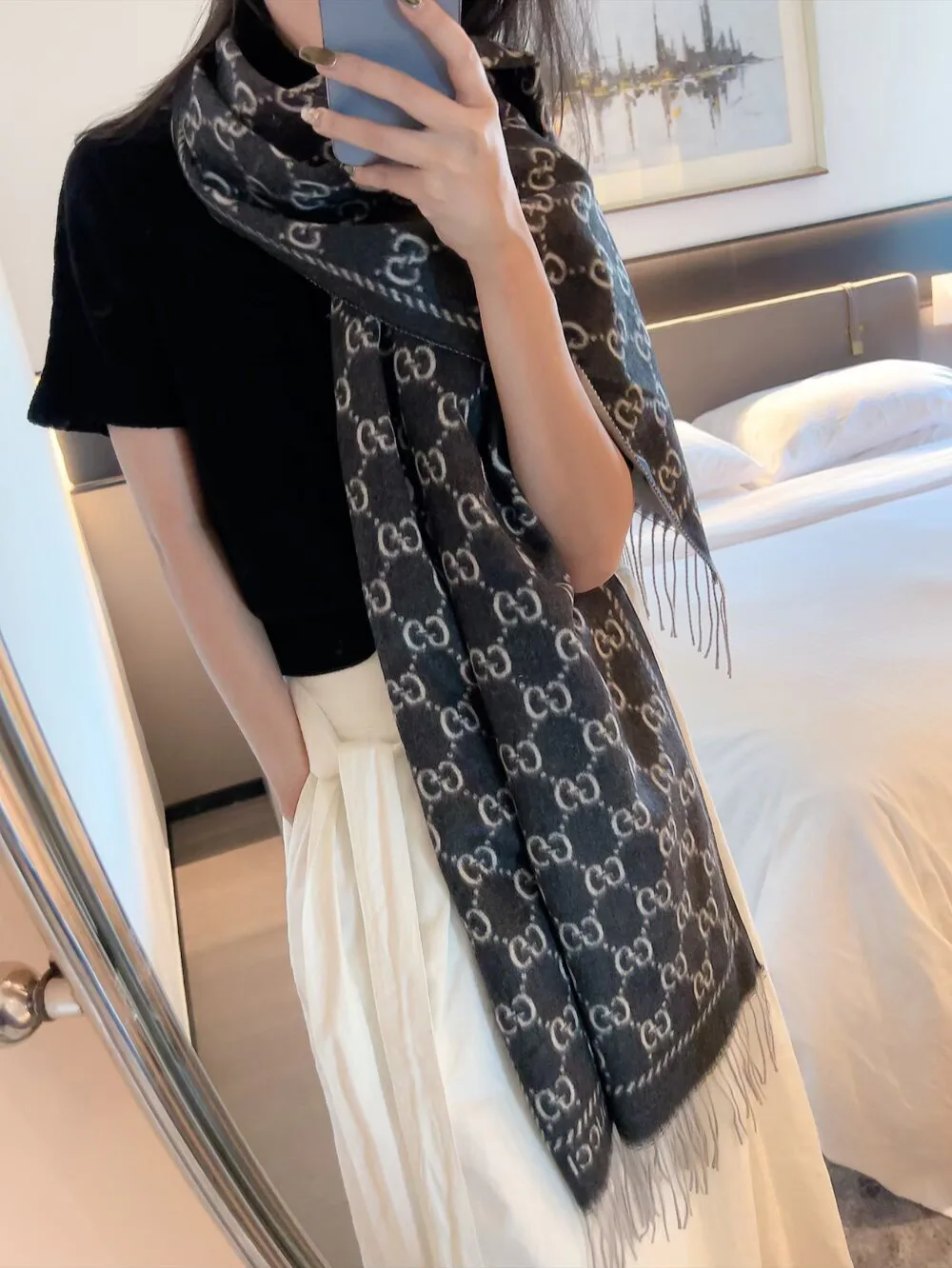 Шарфы Gucci 438376