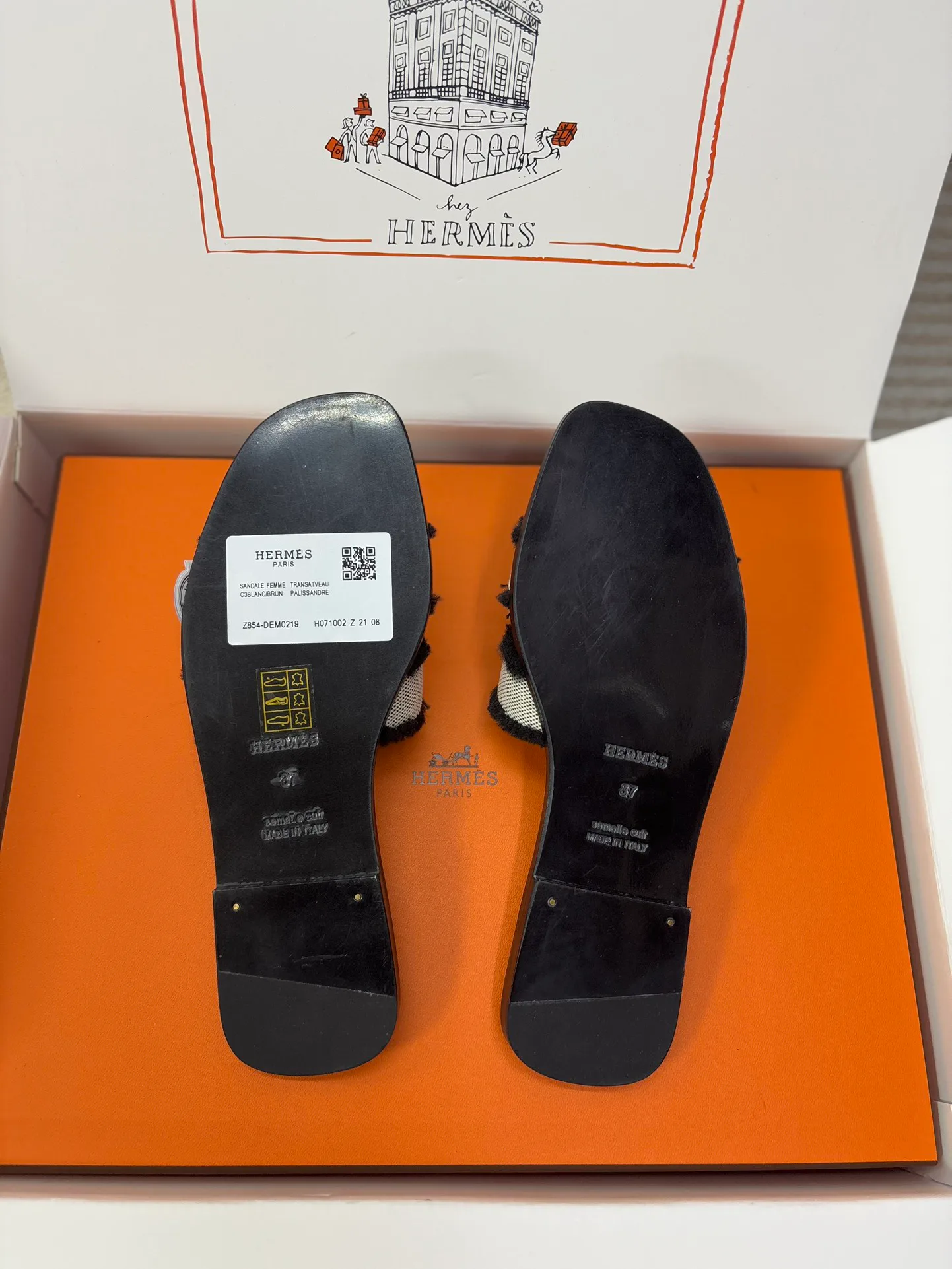 Шлепанцы Женские Hermes 2202442