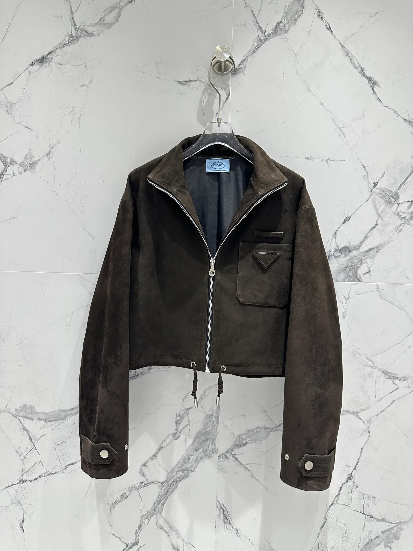 Кожаные Куртки И Дублёнки Женские Prada 12314905