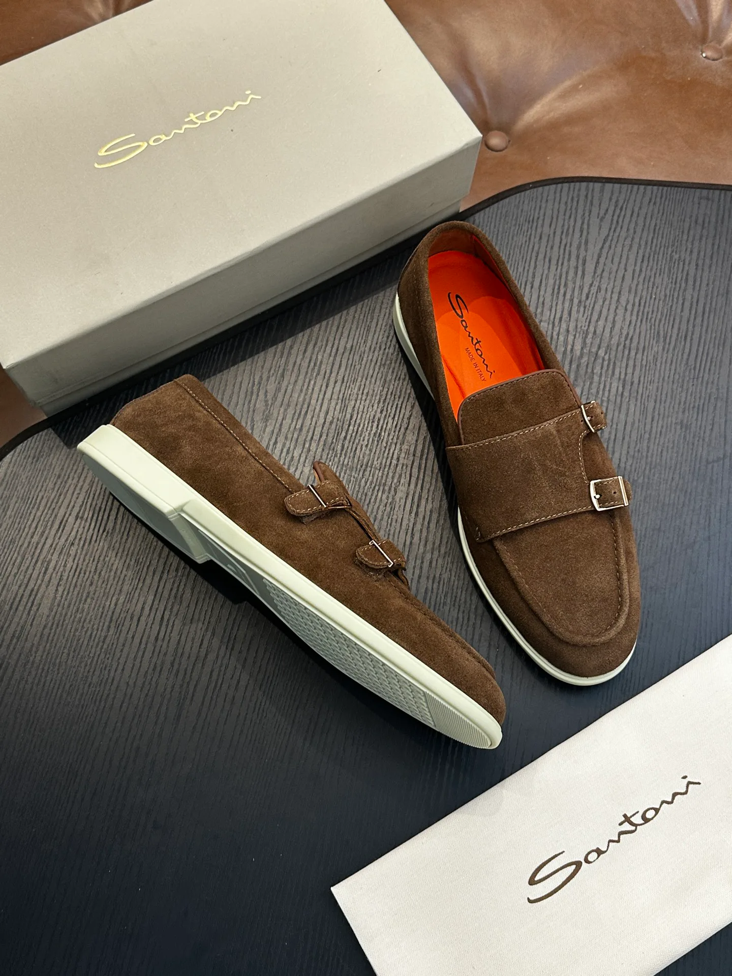 Лоферы И Туфли Мужские Santoni 659189