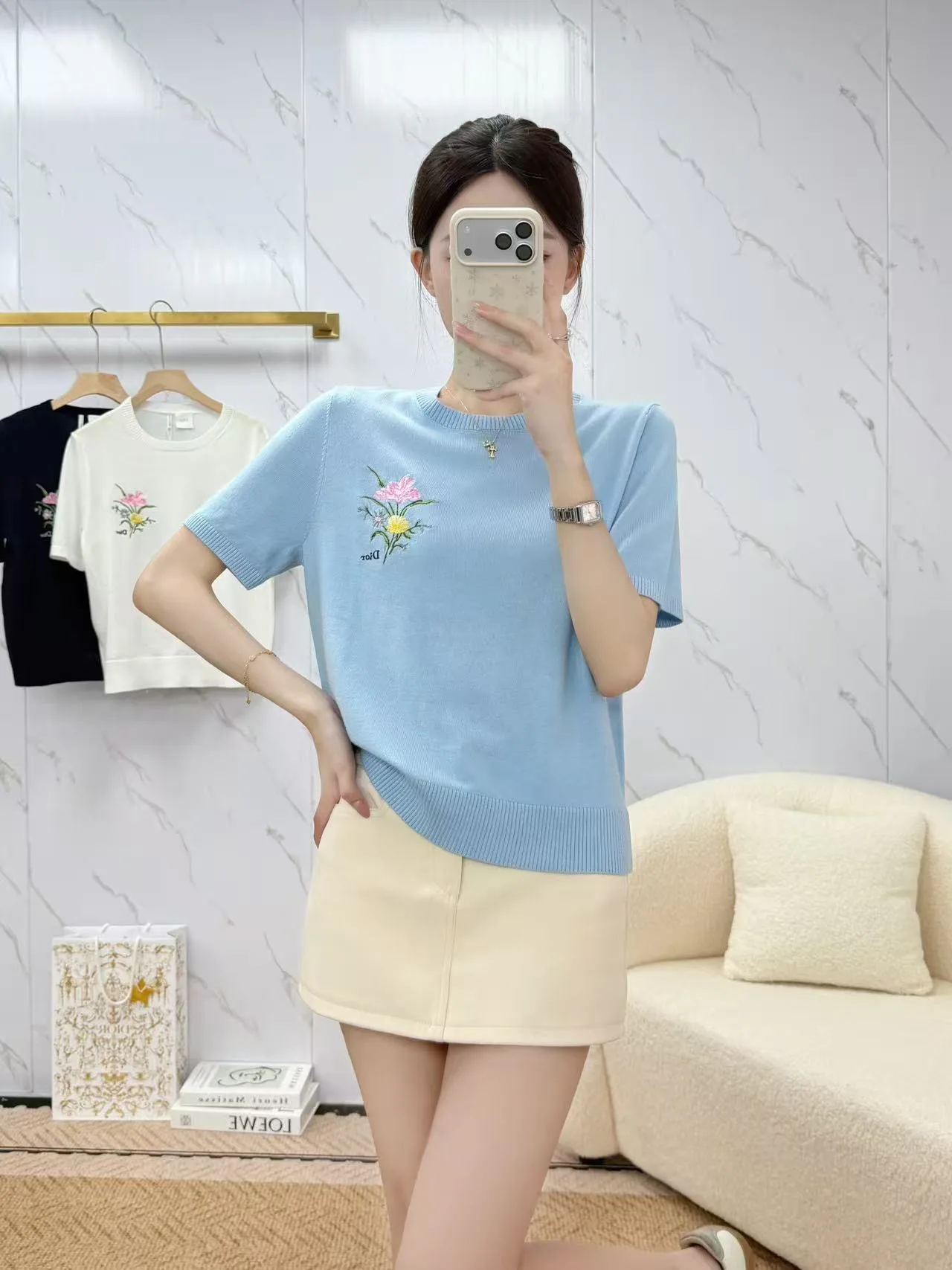 Футболки Женские Christian Dior 13340336