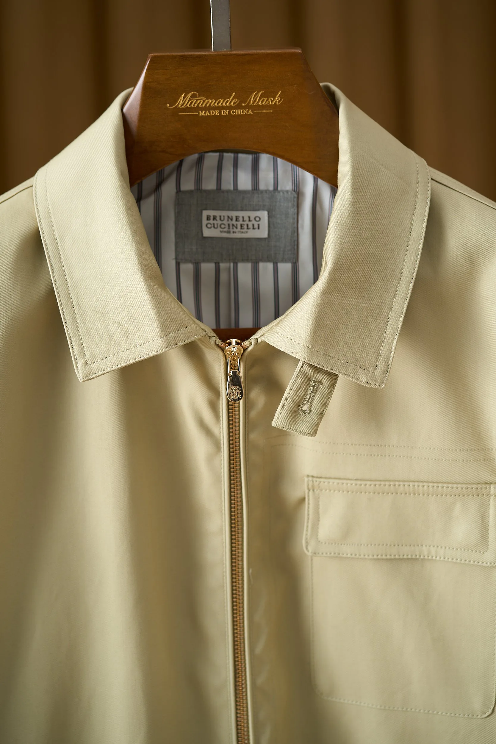 Куртки И Пуховики Мужские Brunello Cucinelli 557928